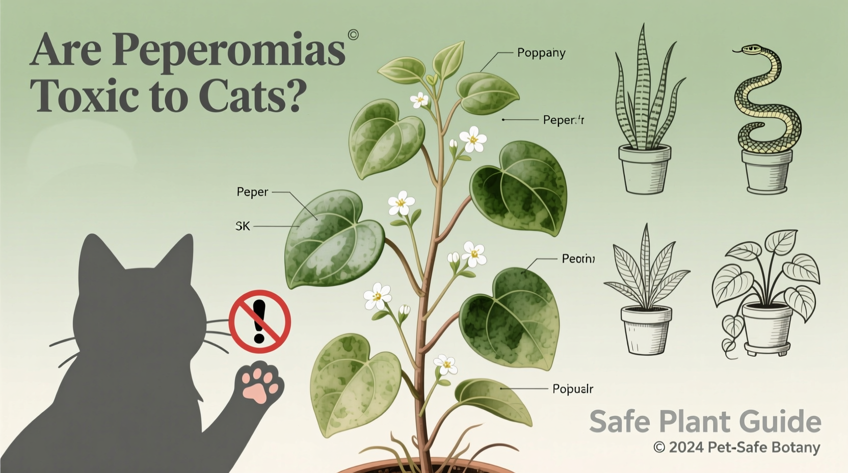 are peperomias toxic to cats