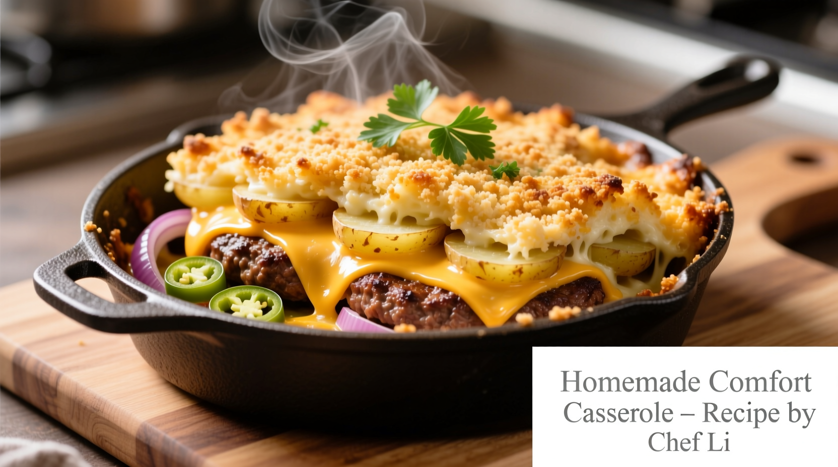 cheeseburger potato casserole