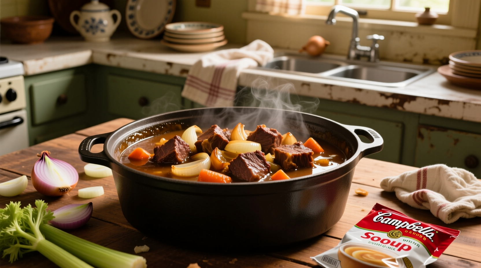 pot roast made with onion soup mix