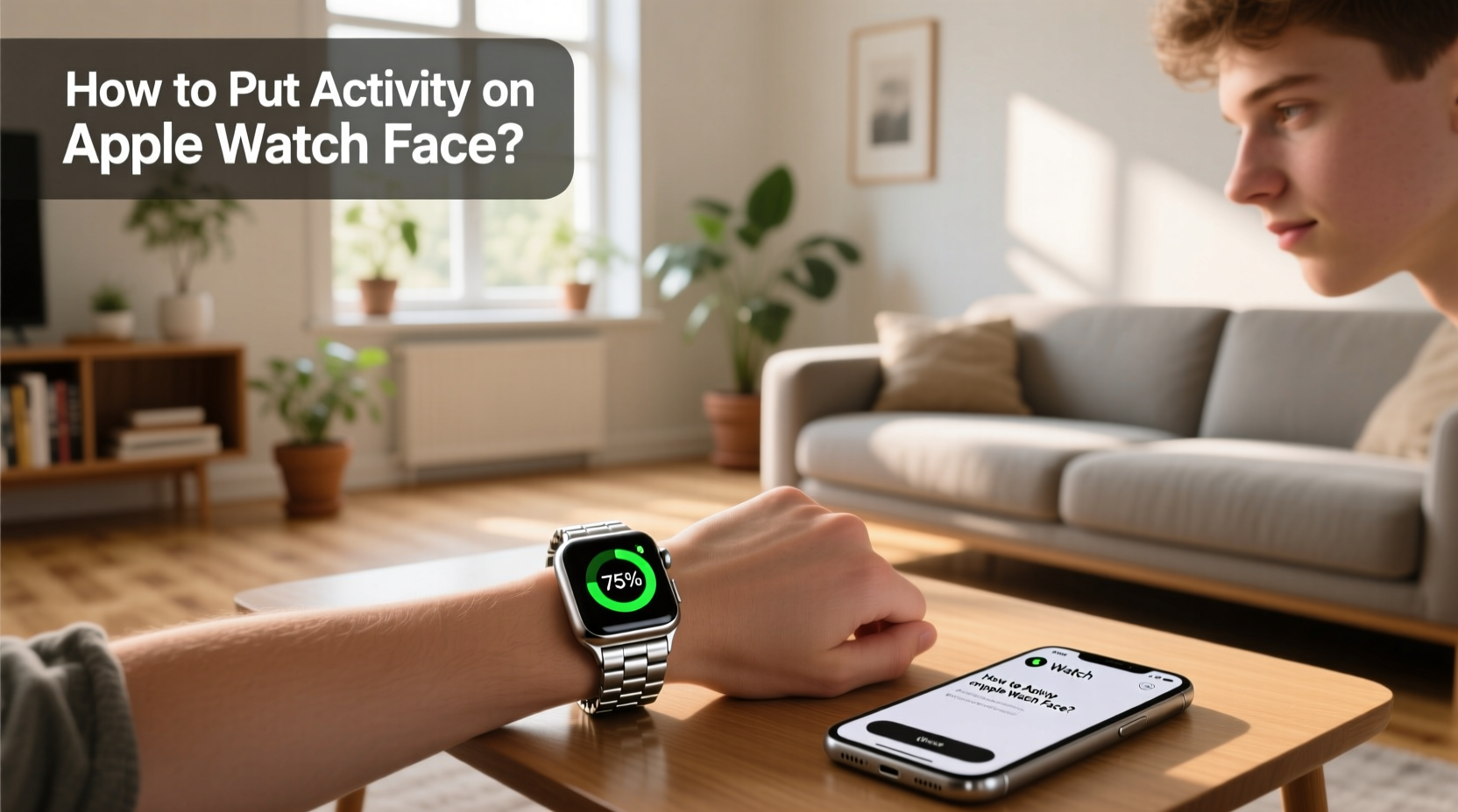 add activity tracker to apple watch face