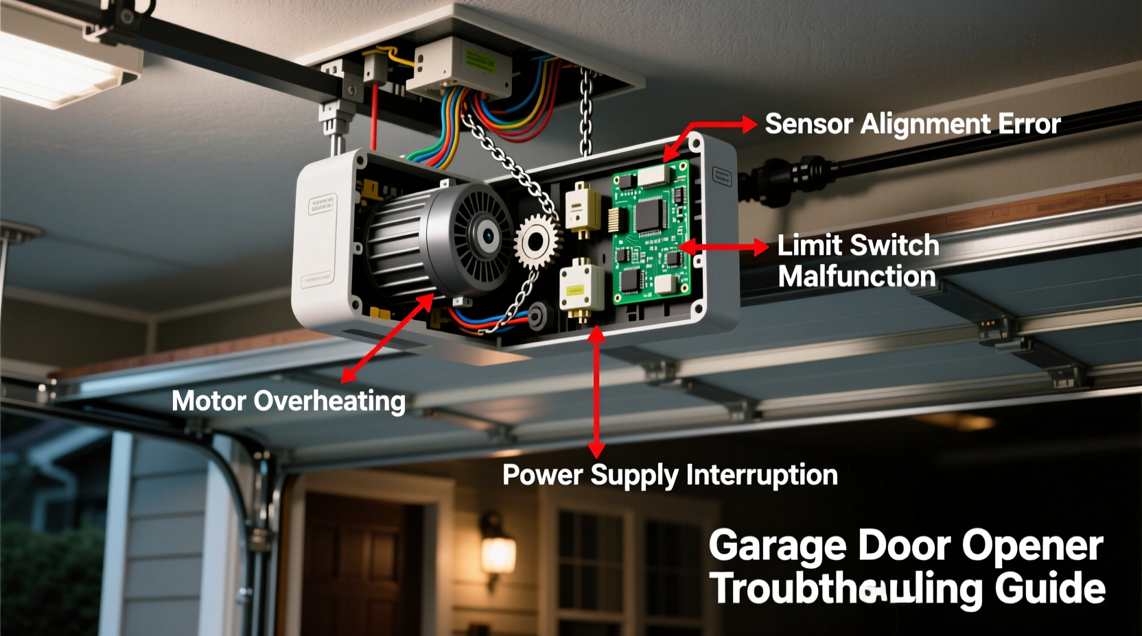 garage door opener not working reasons troubleshooting