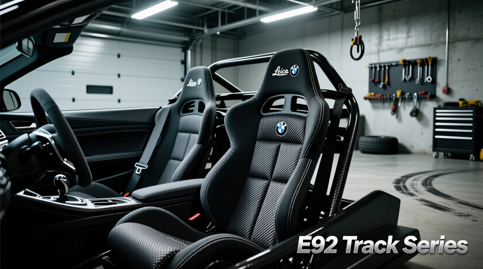 e92 bucket seat track performance