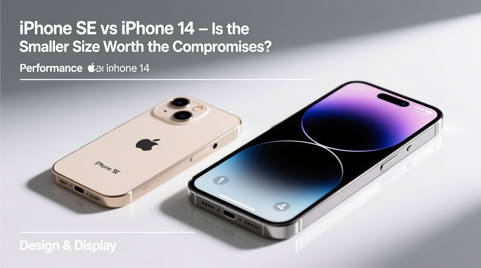 iphone se vs iphone 14 is the smaller size worth the compromises