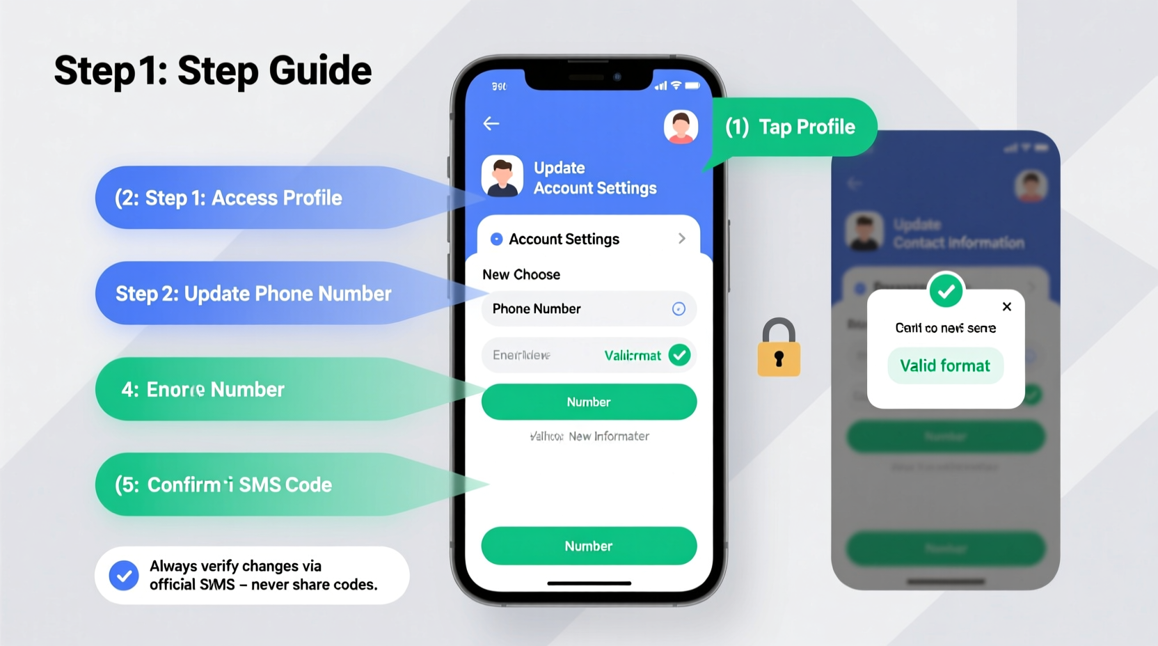 step by step guide to updating your phone number on mobile banking apps safely and quickly