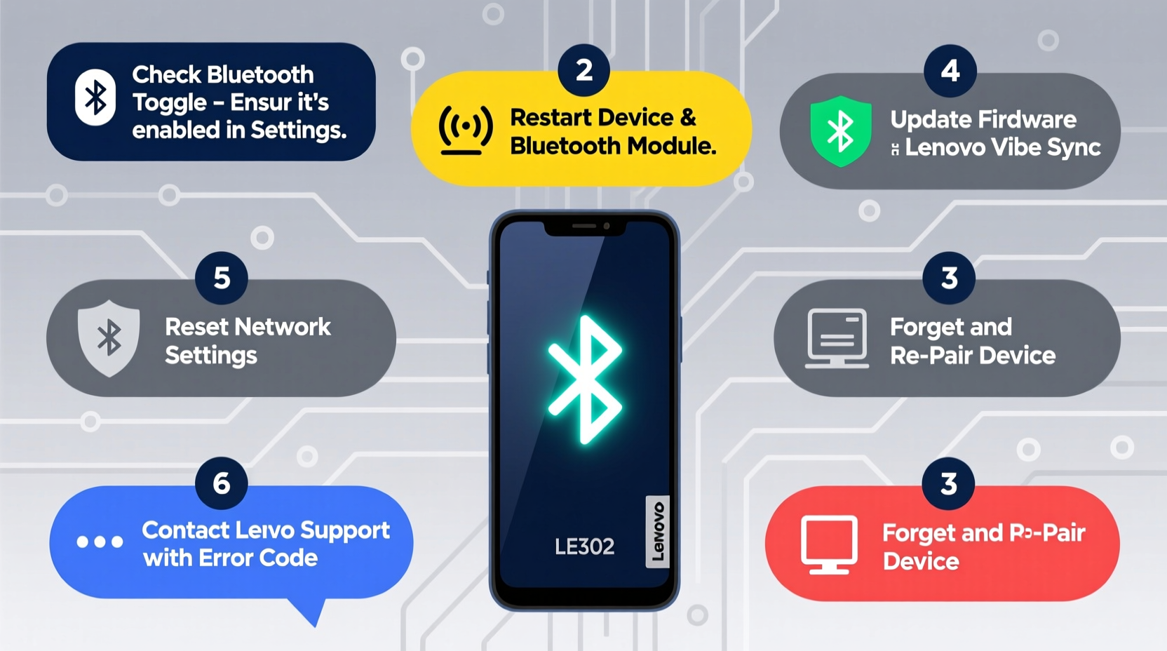 effective troubleshooting tips for lenovo le302 bluetooth connection issues