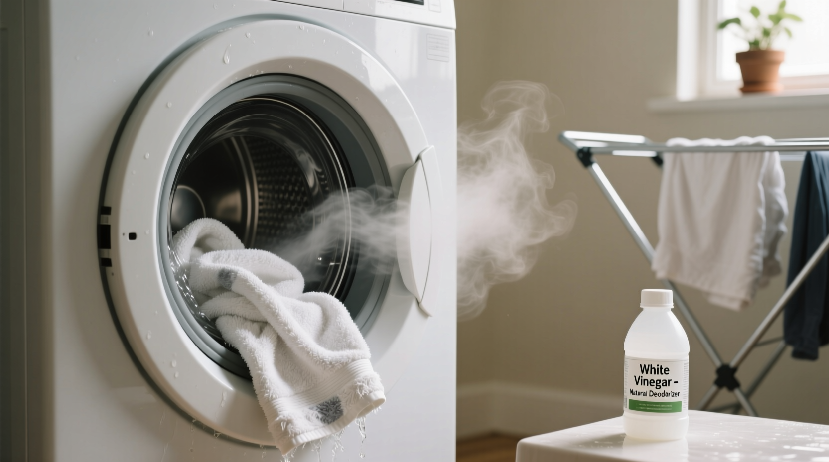 how to get mildew smell out of towels