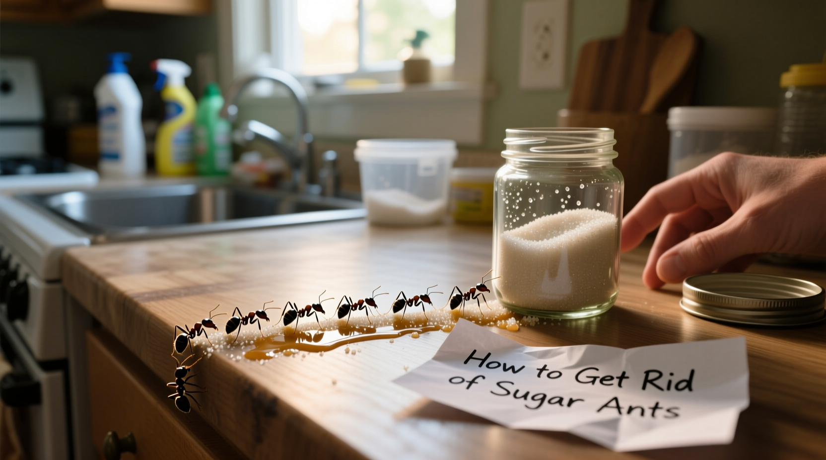 how to get rid of sugar ants