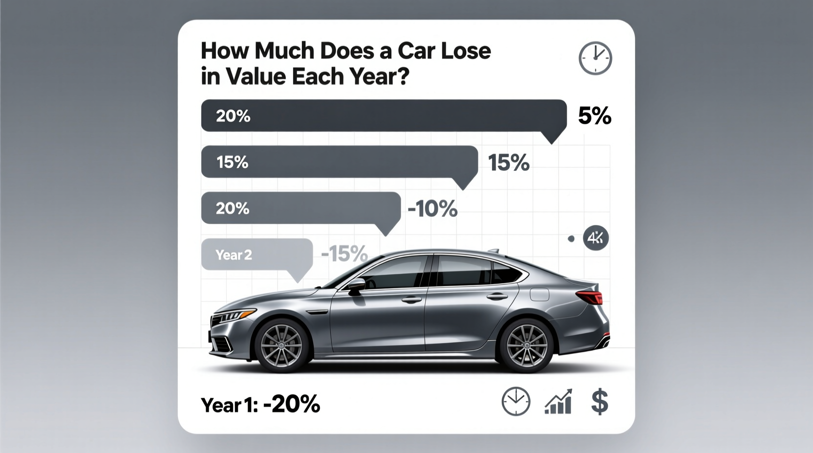 how much does a car lose in value each year