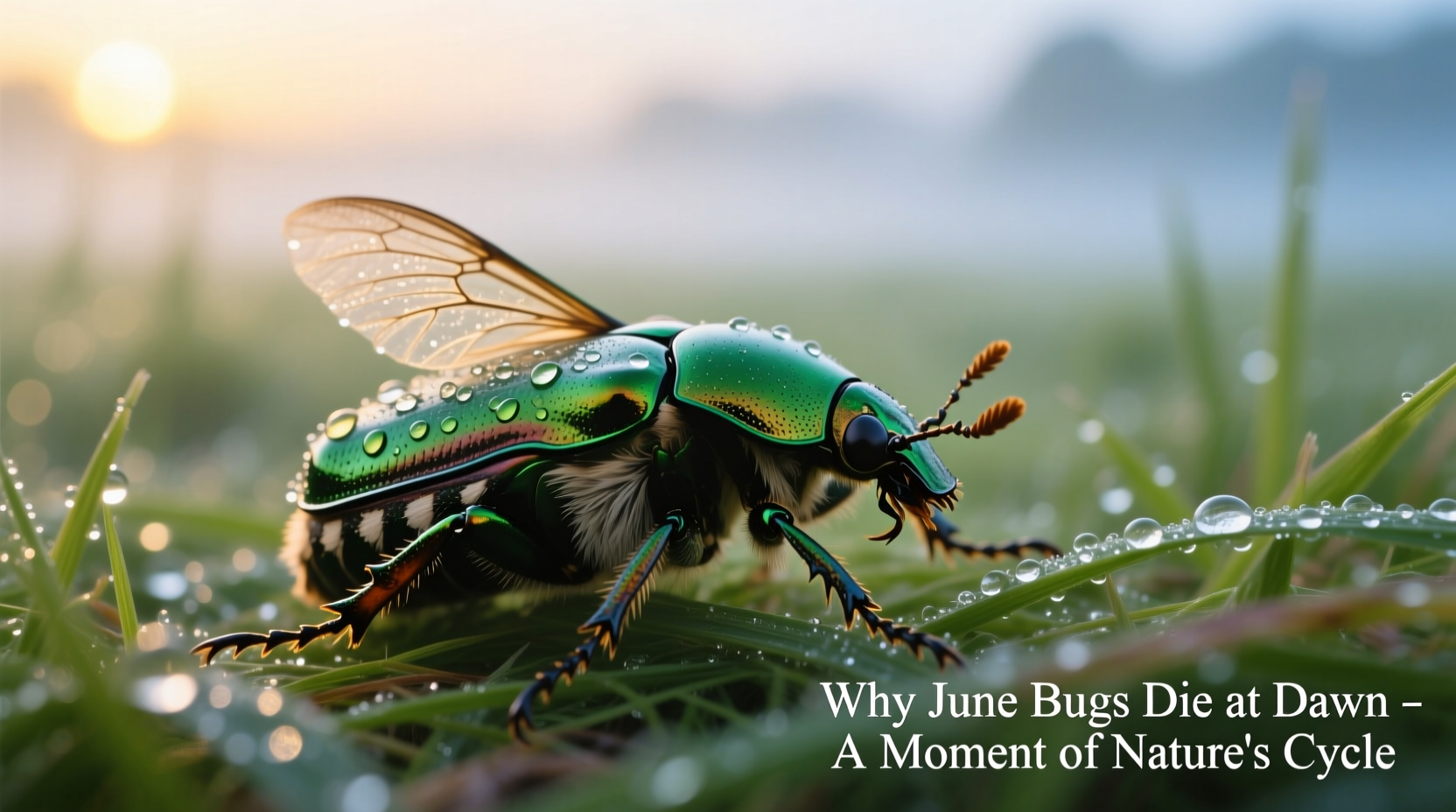 june bugs dying in the morning why it happens