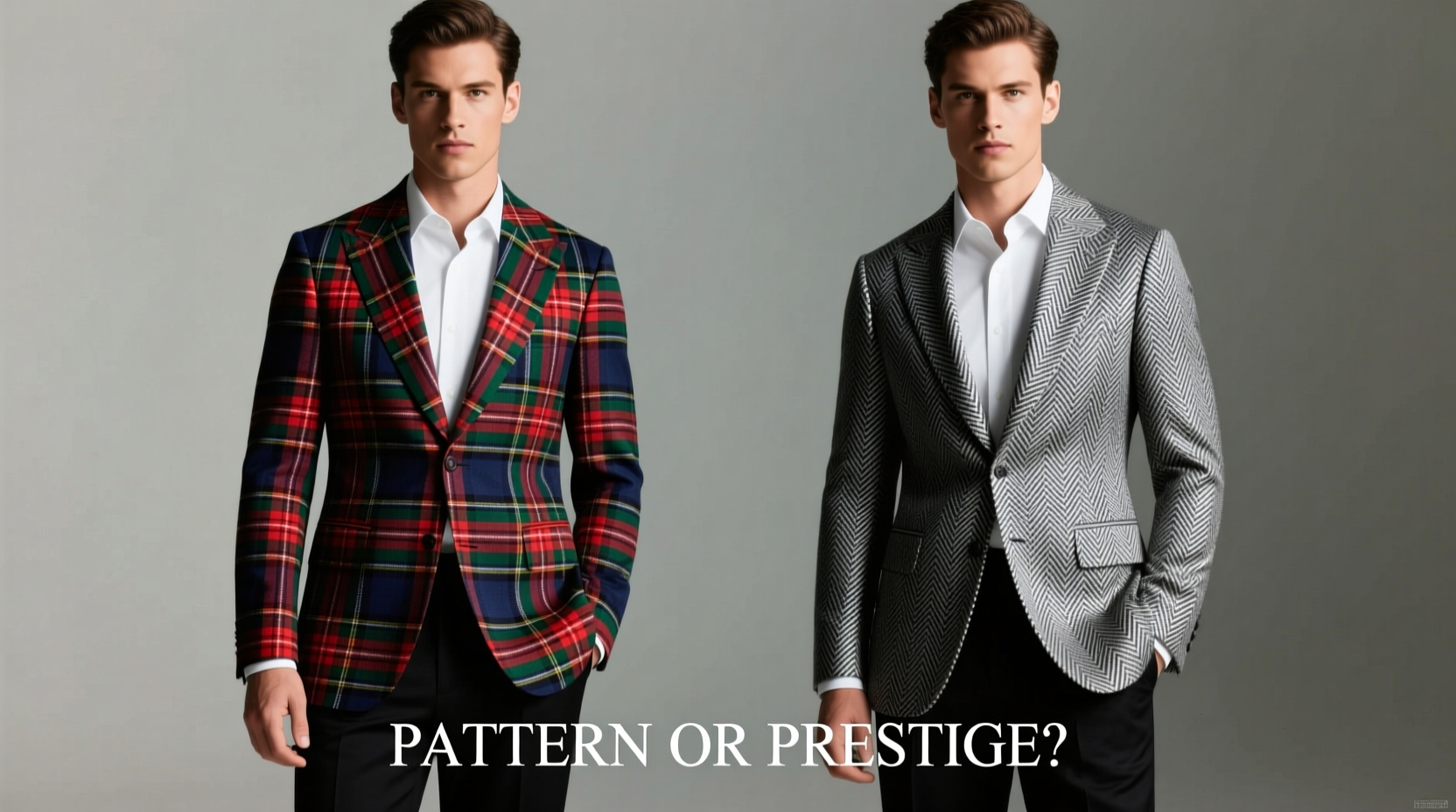 plaid vs herringbone blazers does the pattern actually matter or is it just hype
