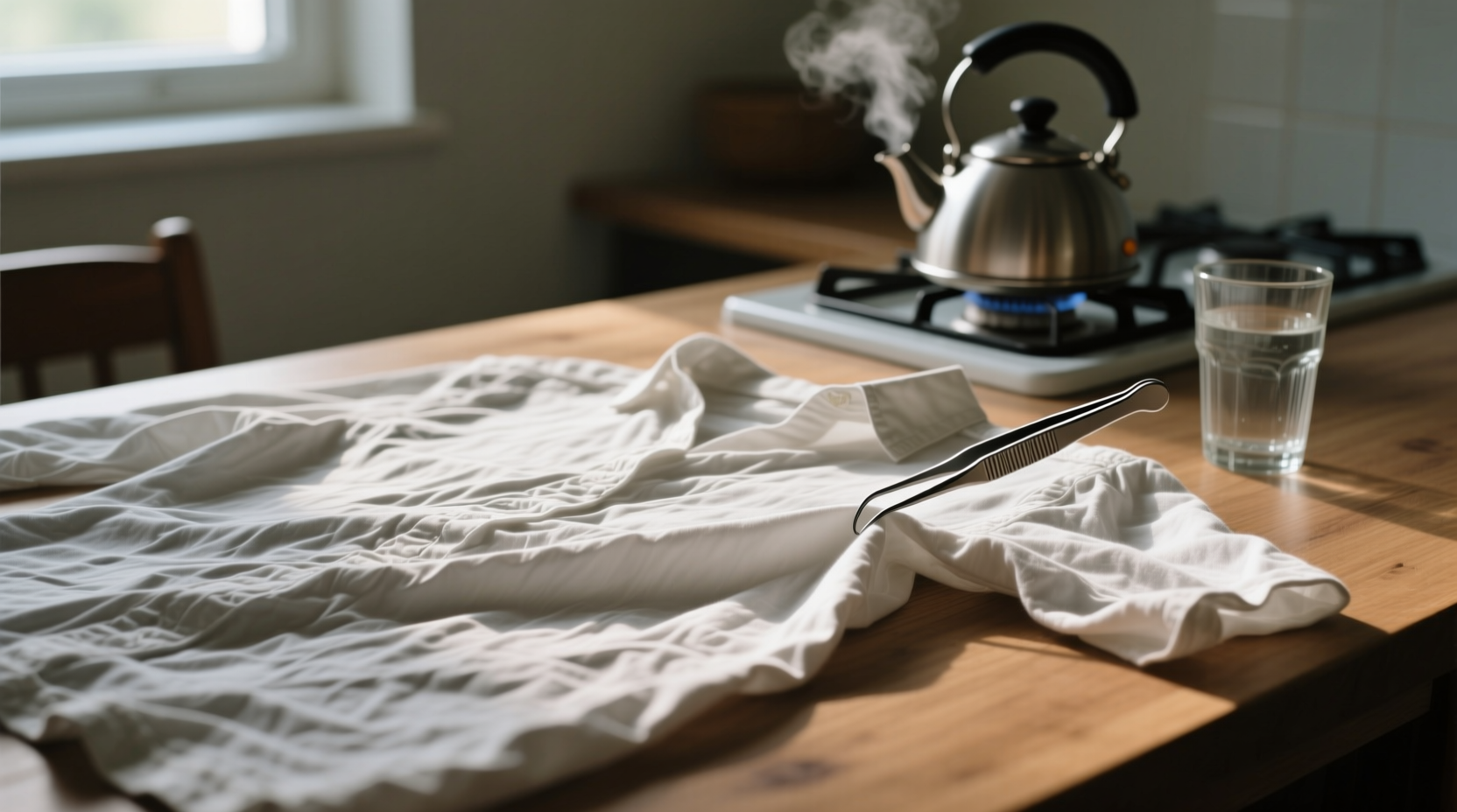 how to get wrinkles out of clothes without an iron