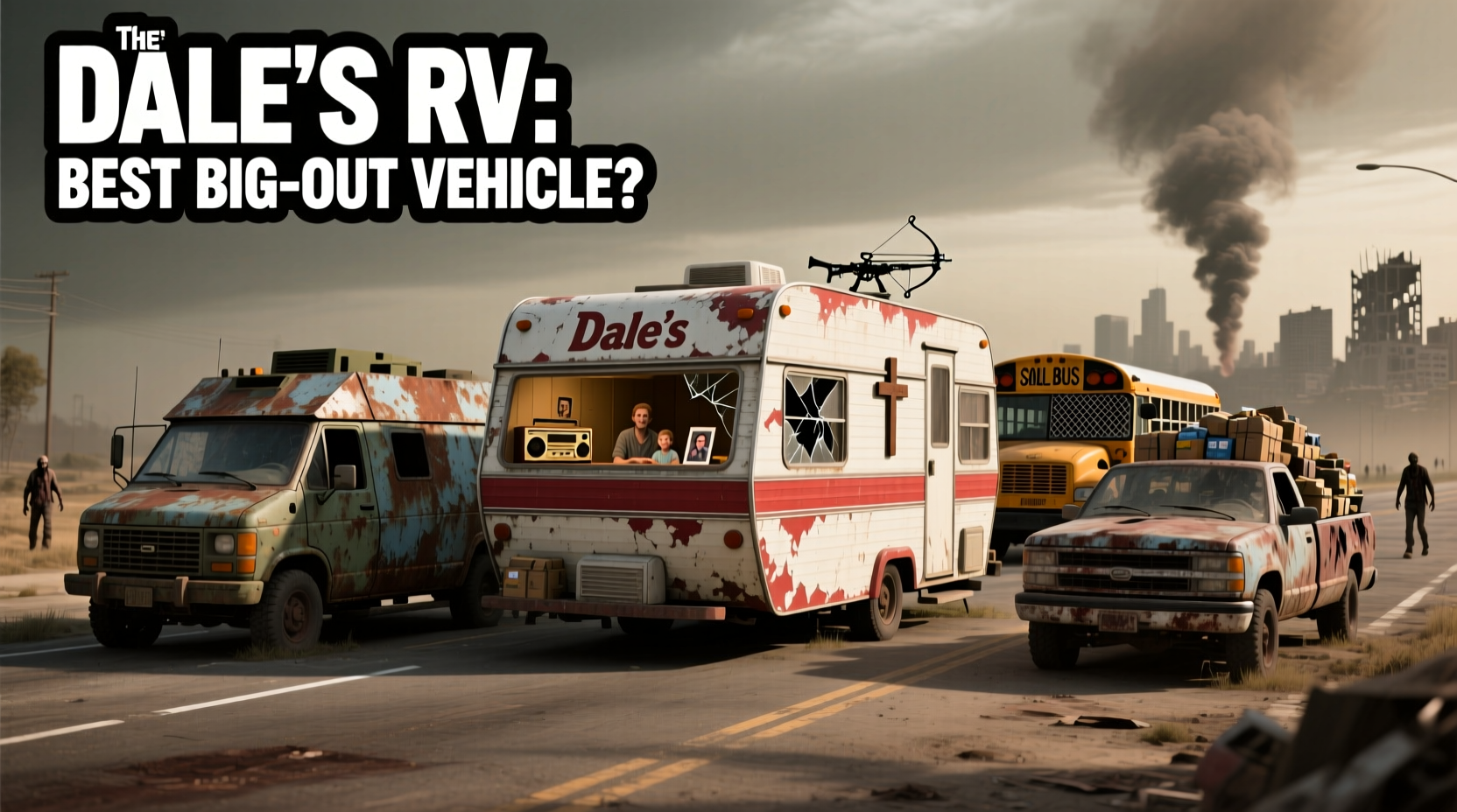 walking dead rv vs other zombie apocalypse models is dales rv really the best bug out vehicle