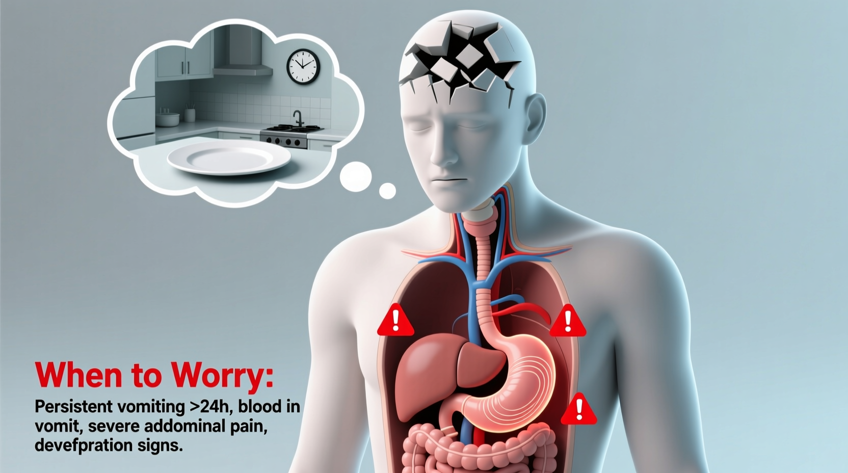 why am i throwing up nothing causes when to worry