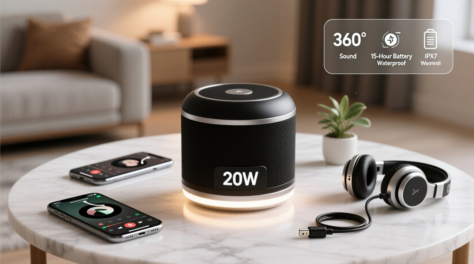 loud 20 watts speaker