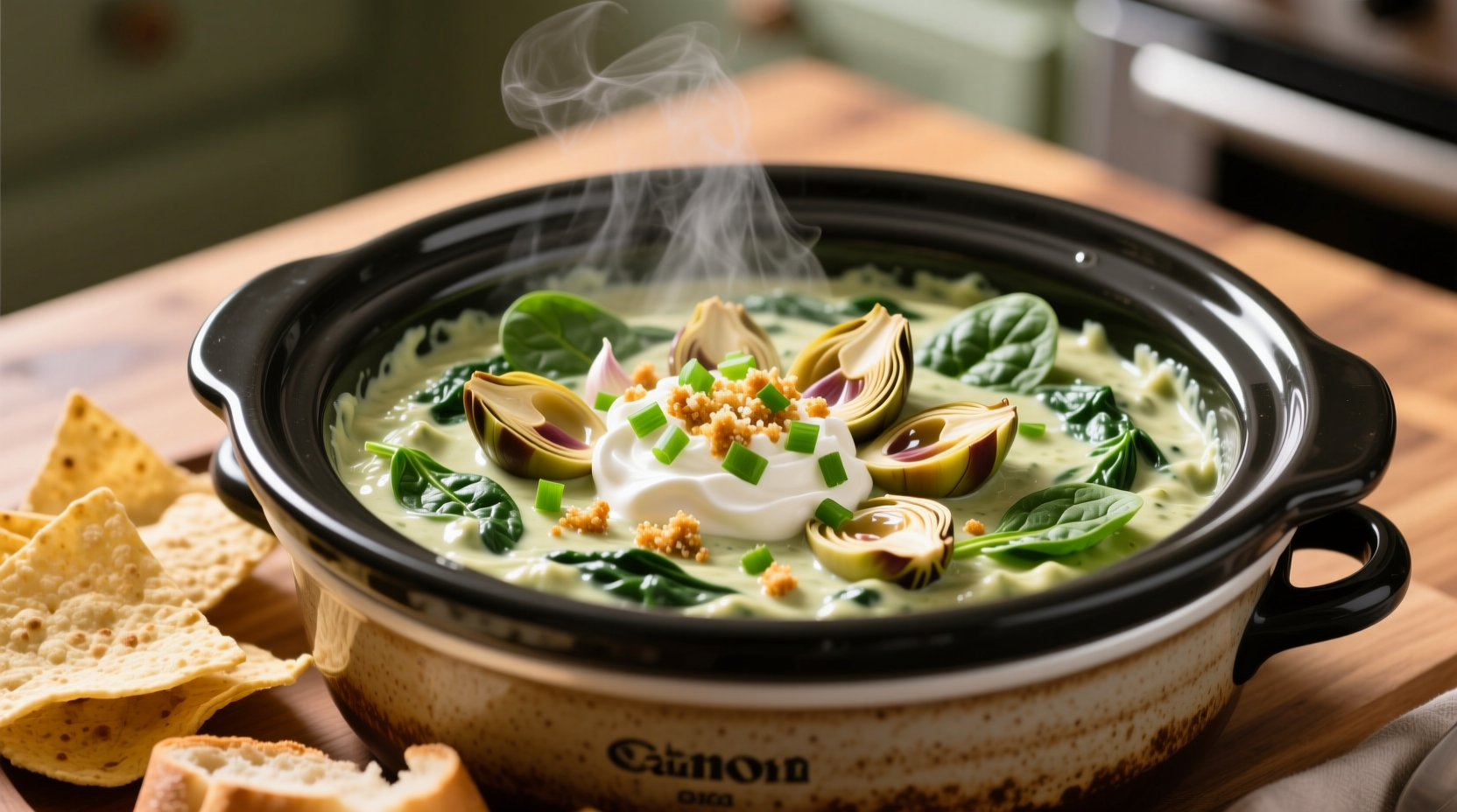 Perfect Crock Pot Spinach Artichoke Dip Recipe - Ready in 1 Hour