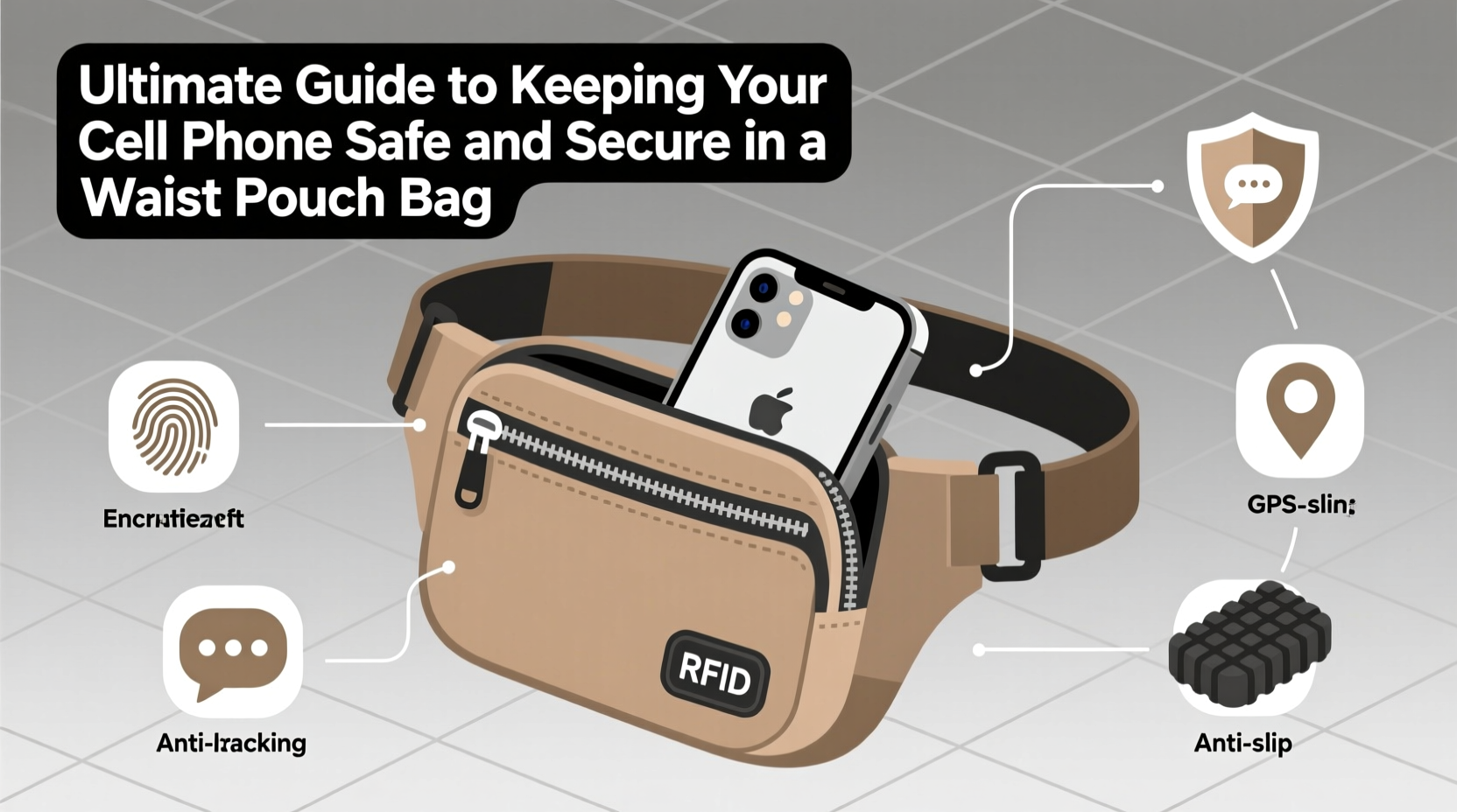 ultimate guide to keeping your cell phone safe and secure in a waist pouch bag