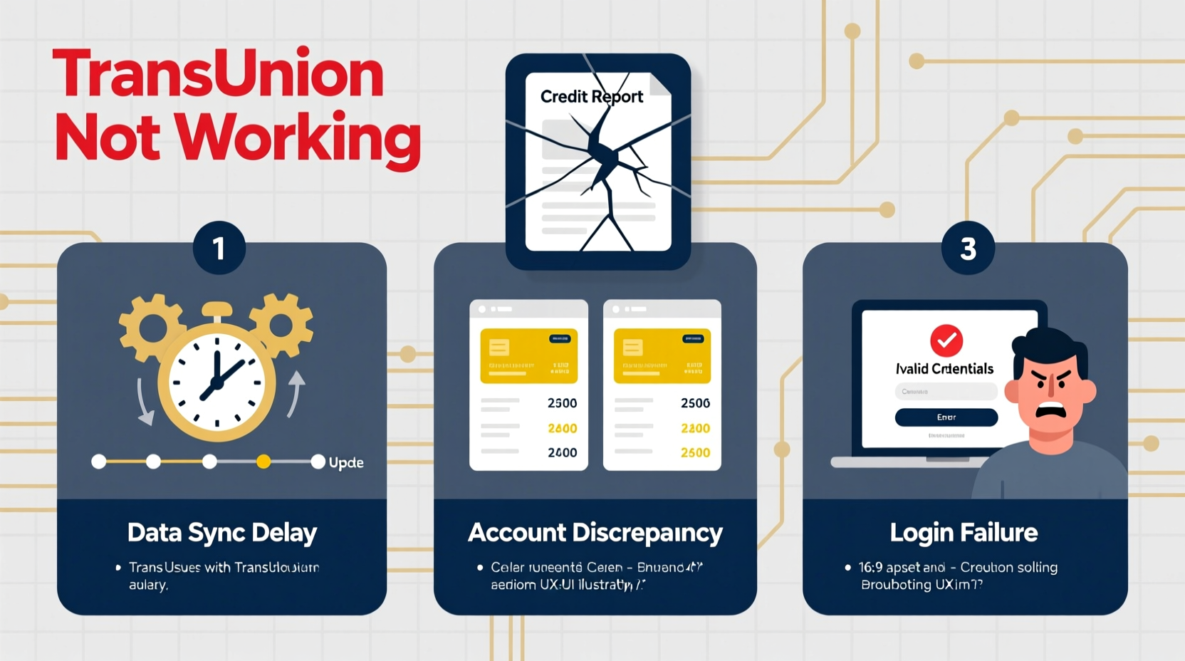 transunion not working common problems and troubleshooting