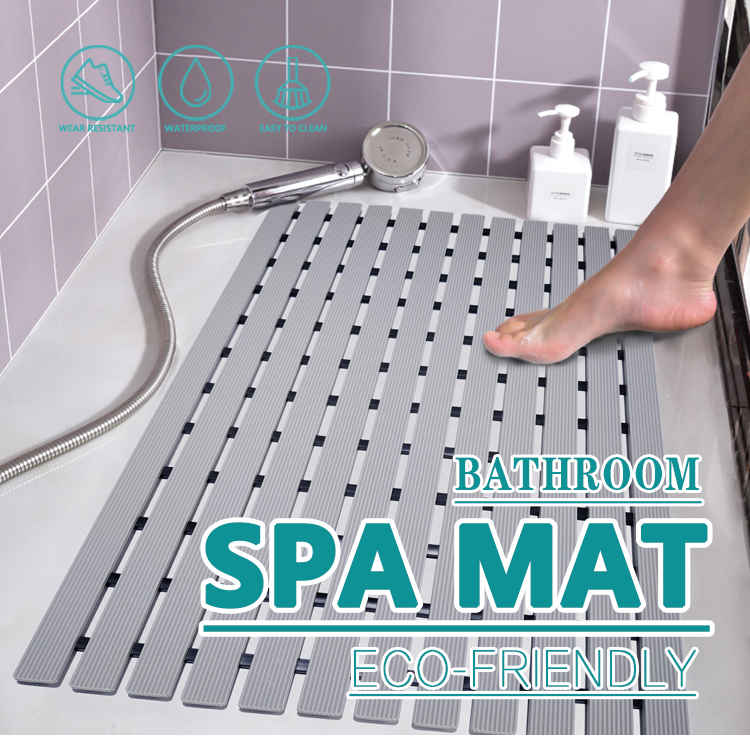 China Manufacturer silicone bathroom corner plastic thick shower mat full body spa bath pillow mat(图1)
