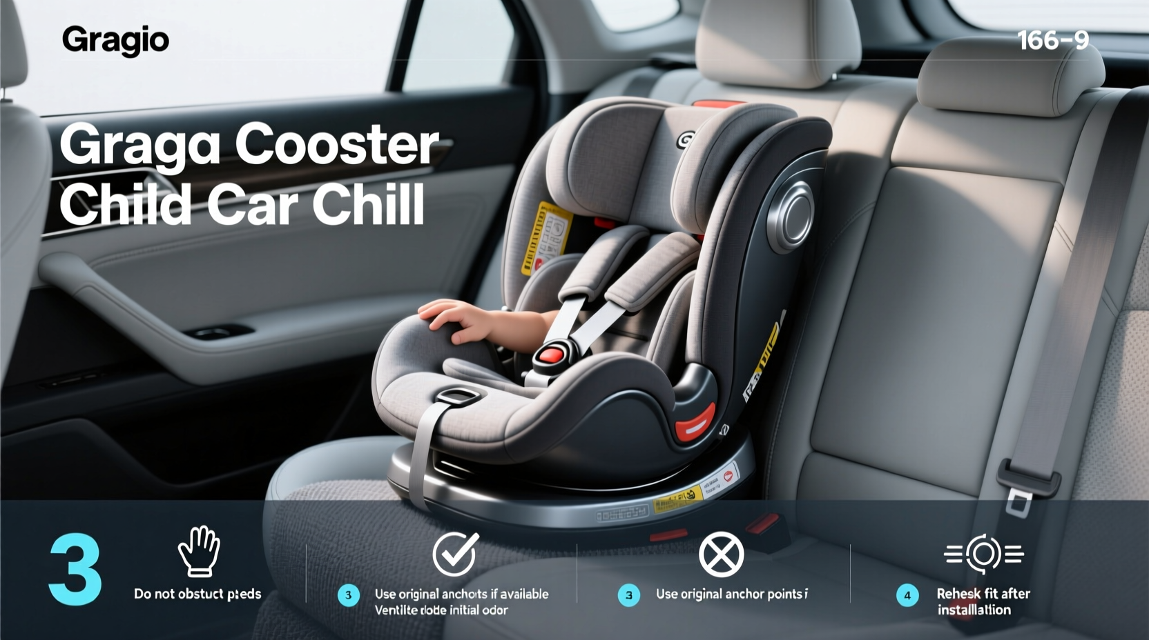 graco coast child car seat chilli