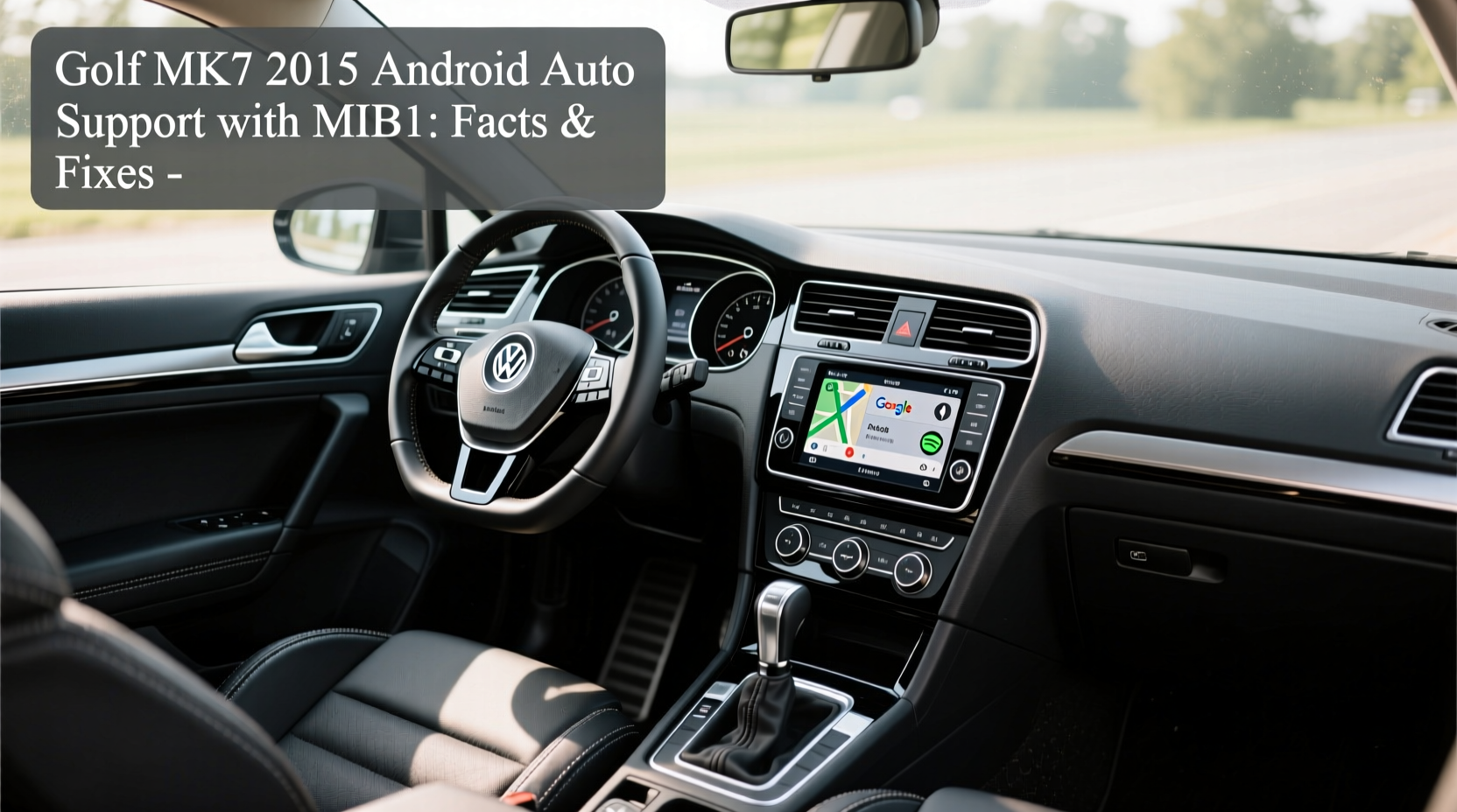 golf mk7 2015 android auto mib1