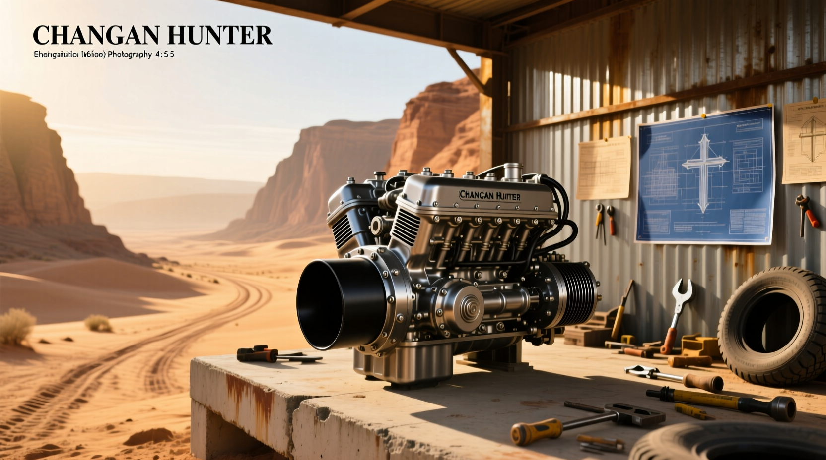 What engine does the Changan Hunter use?