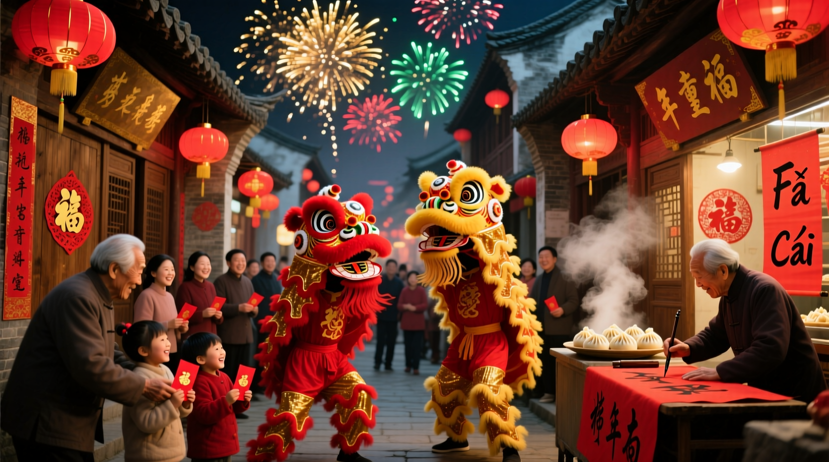 what are the traditional activities during chinese new year