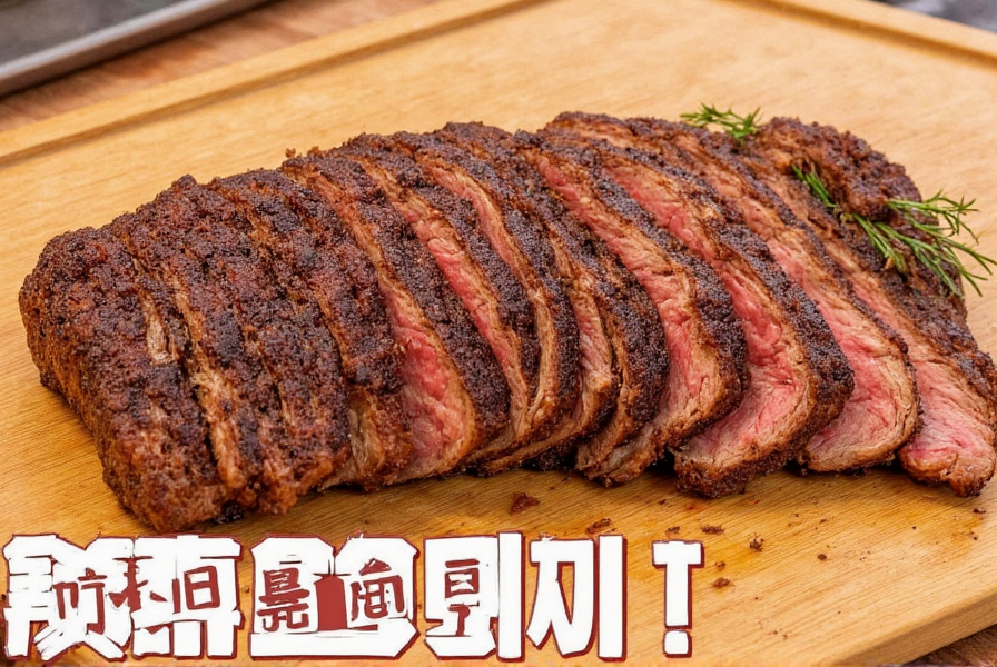 Roast beef avvolto in fogli di alluminio con aglio