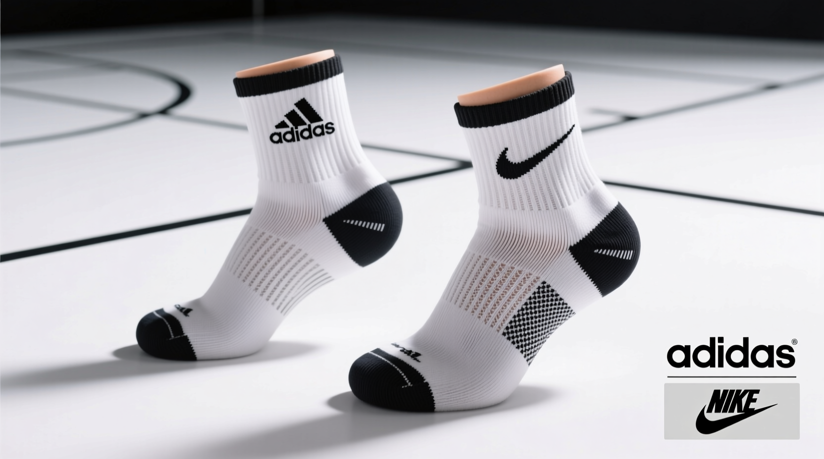 nike socks with adidas shoes