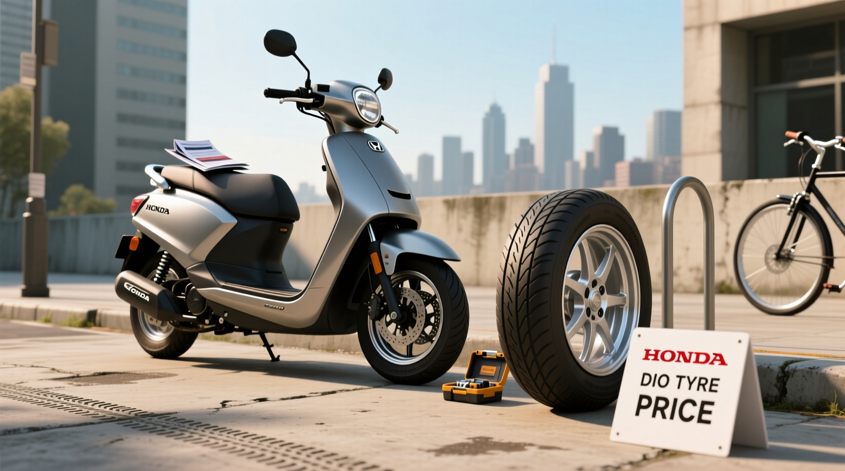 What Is the Best Honda Dio Tyre Price and Size for Your Scooter?