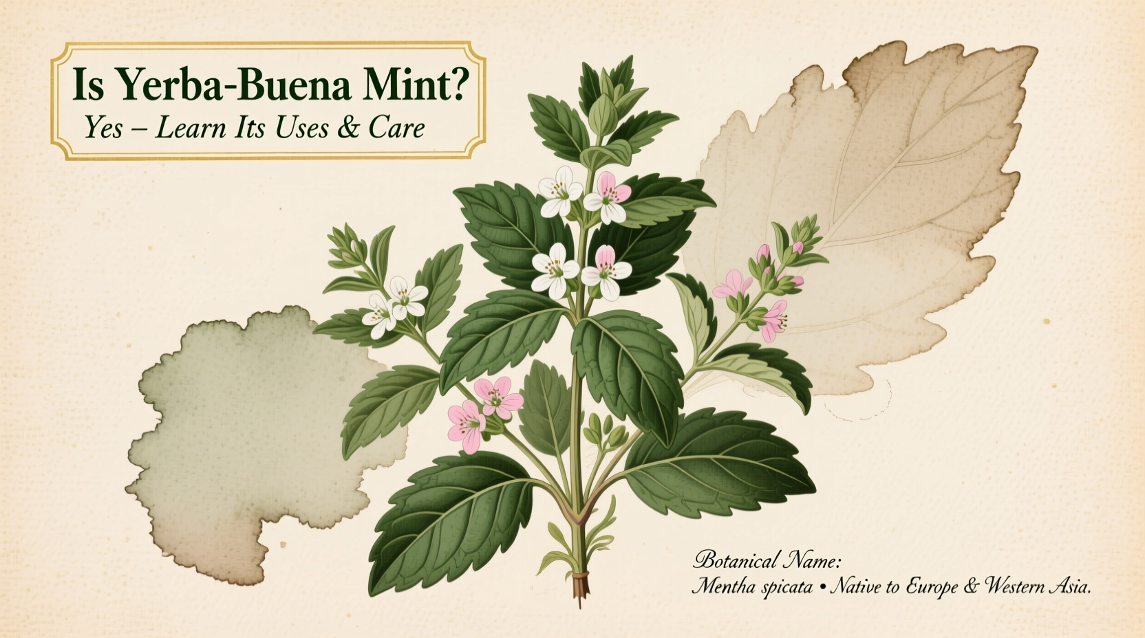 Is Yerba Buena Mint? Yes – Learn Its Uses & Care