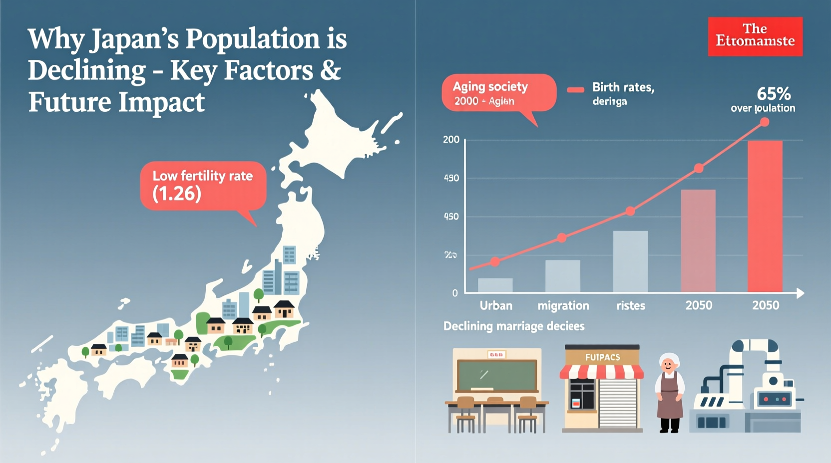 why is japans population declining key factors future impact