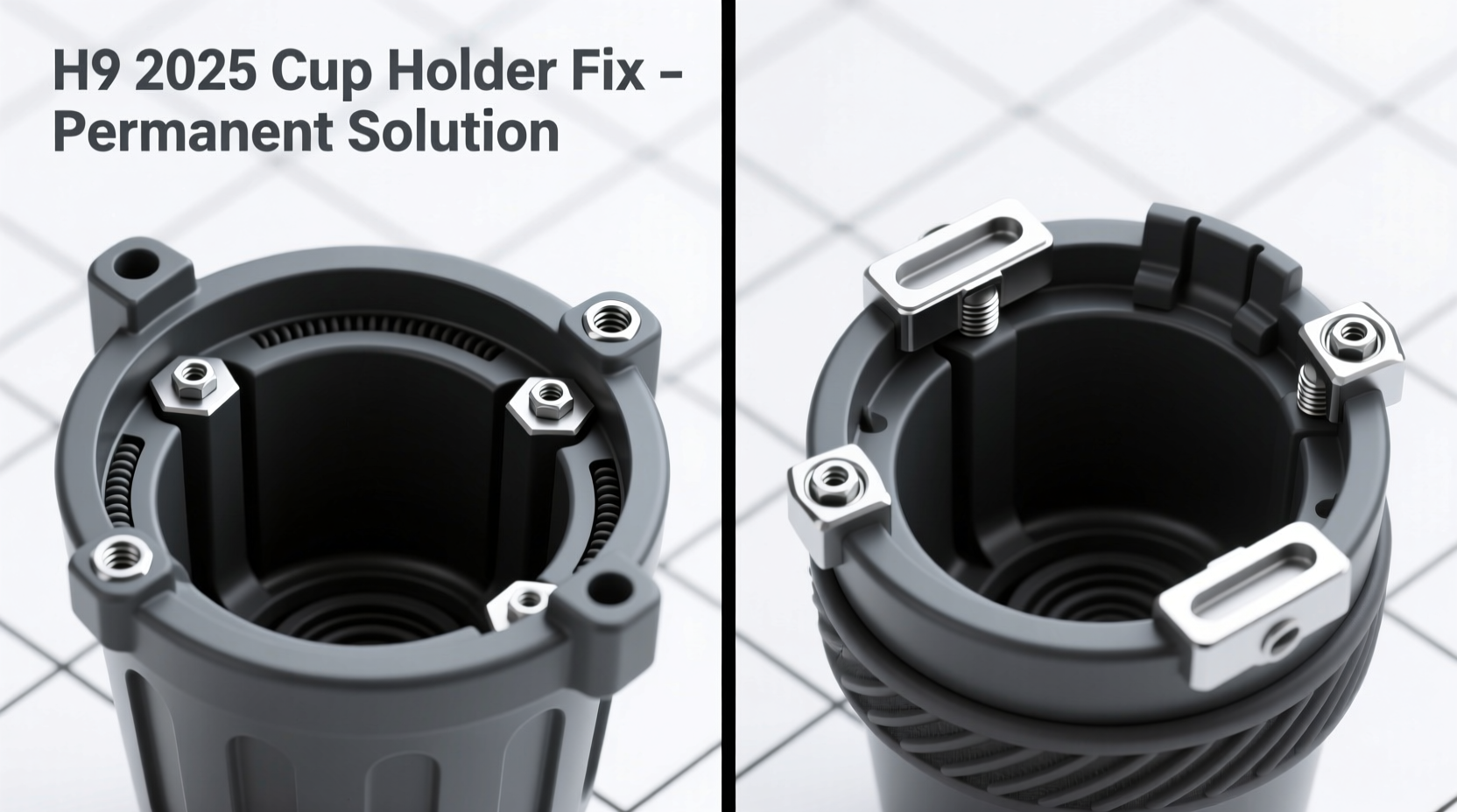 h9 2025 cup holder wobble fix