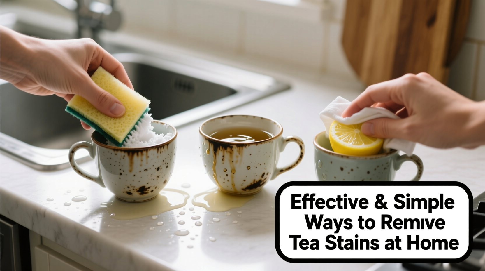 effective and simple ways to eliminate tea stains from cups at home