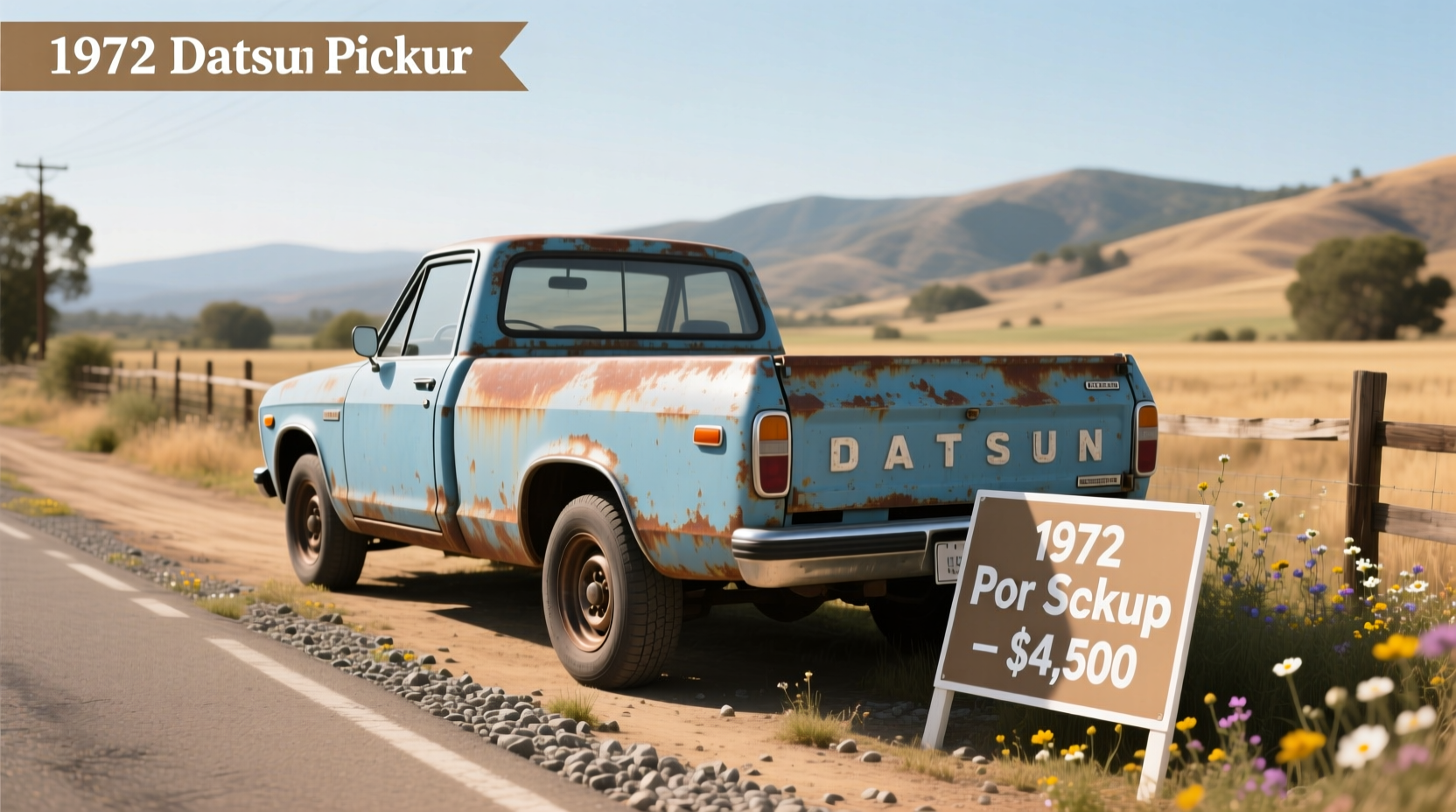 1972 Datsun pickup truck for sale