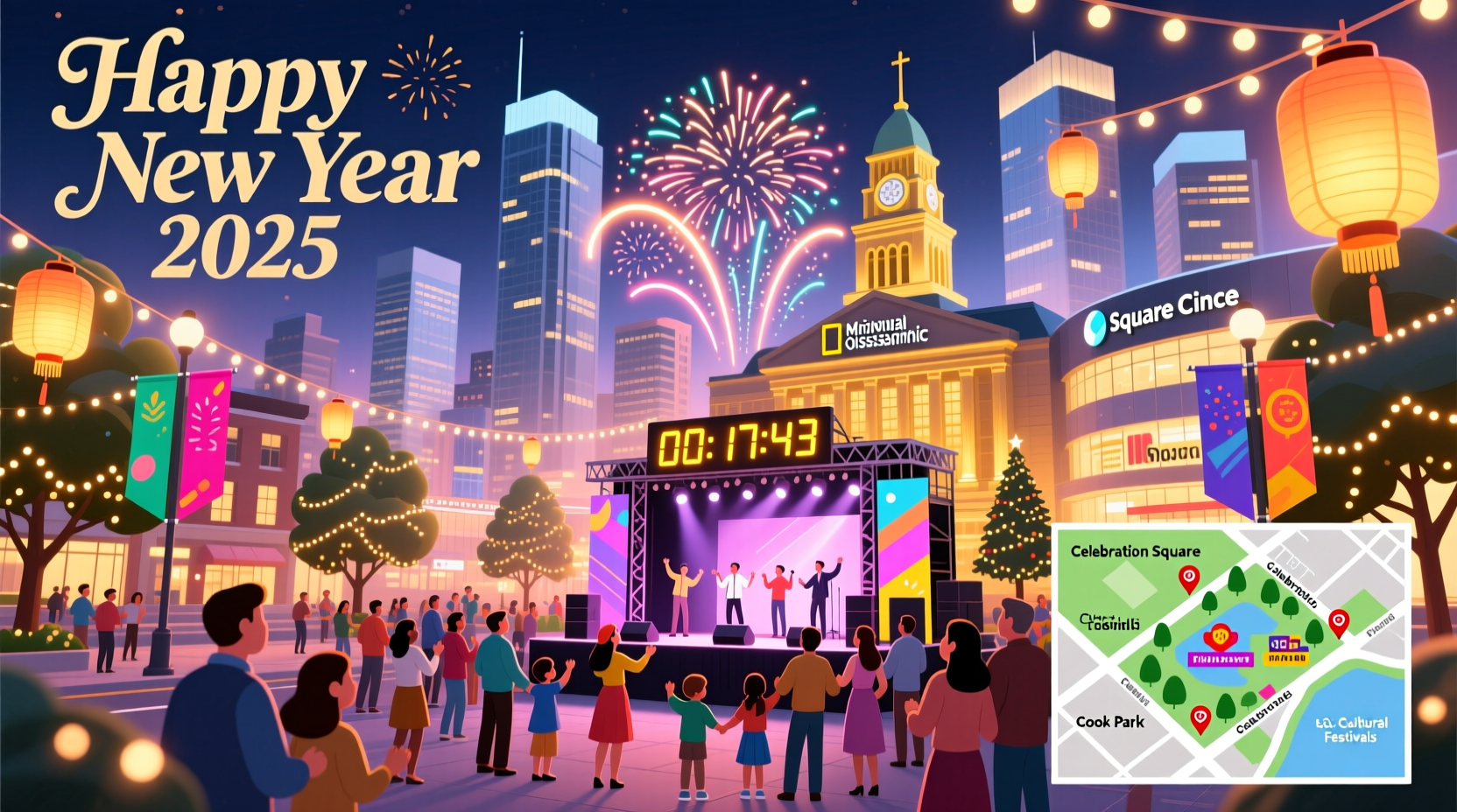 where to celebrate new year in mississauga