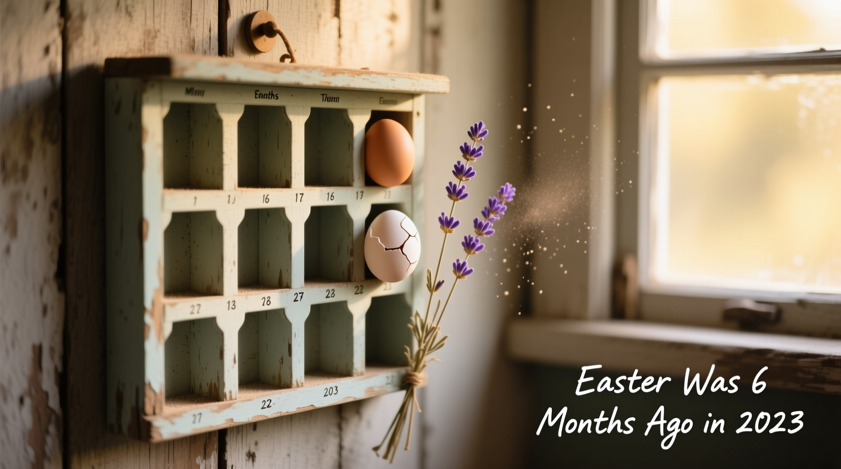 how many months ago was easter
