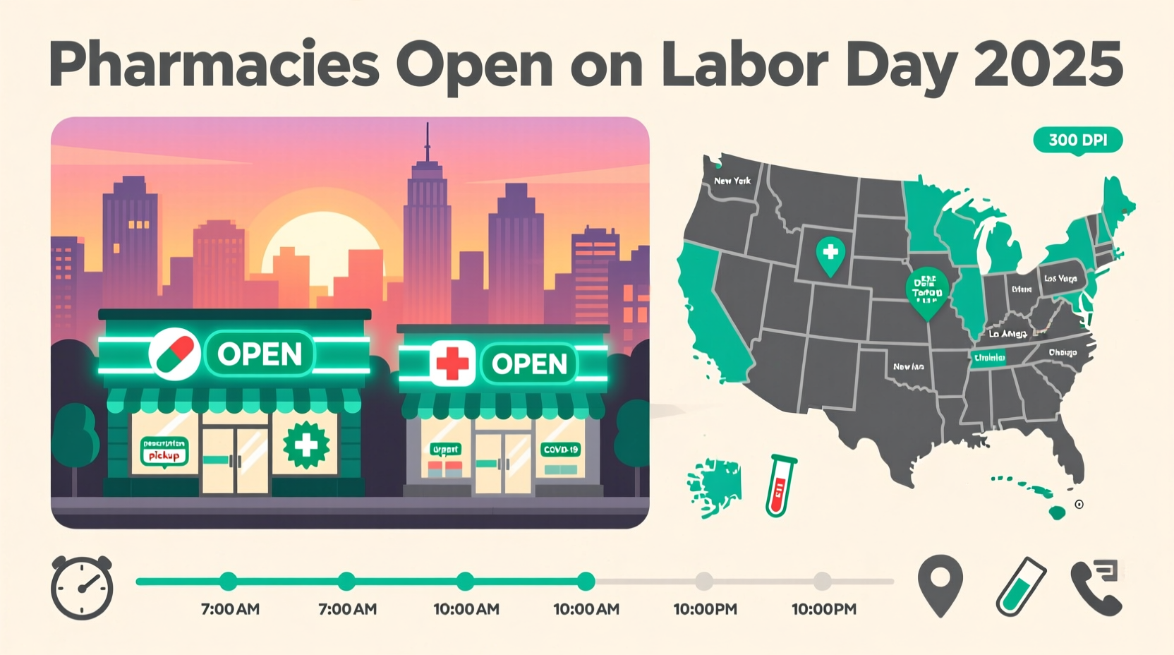 what pharmacy is open on labor day