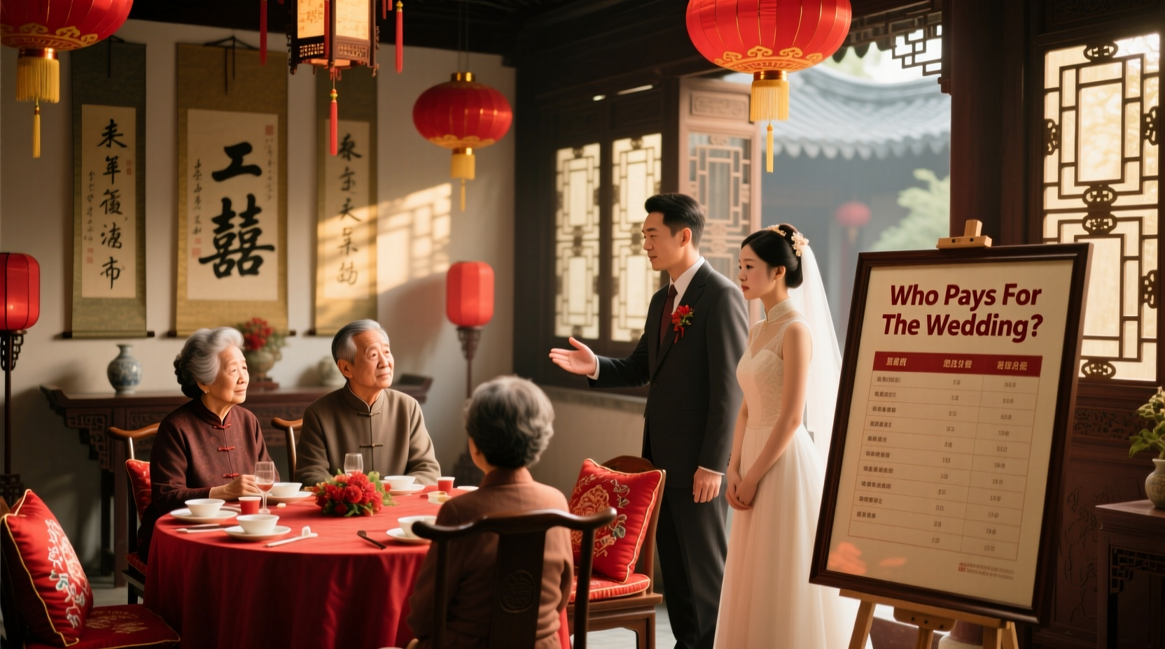 who usually pays for the wedding