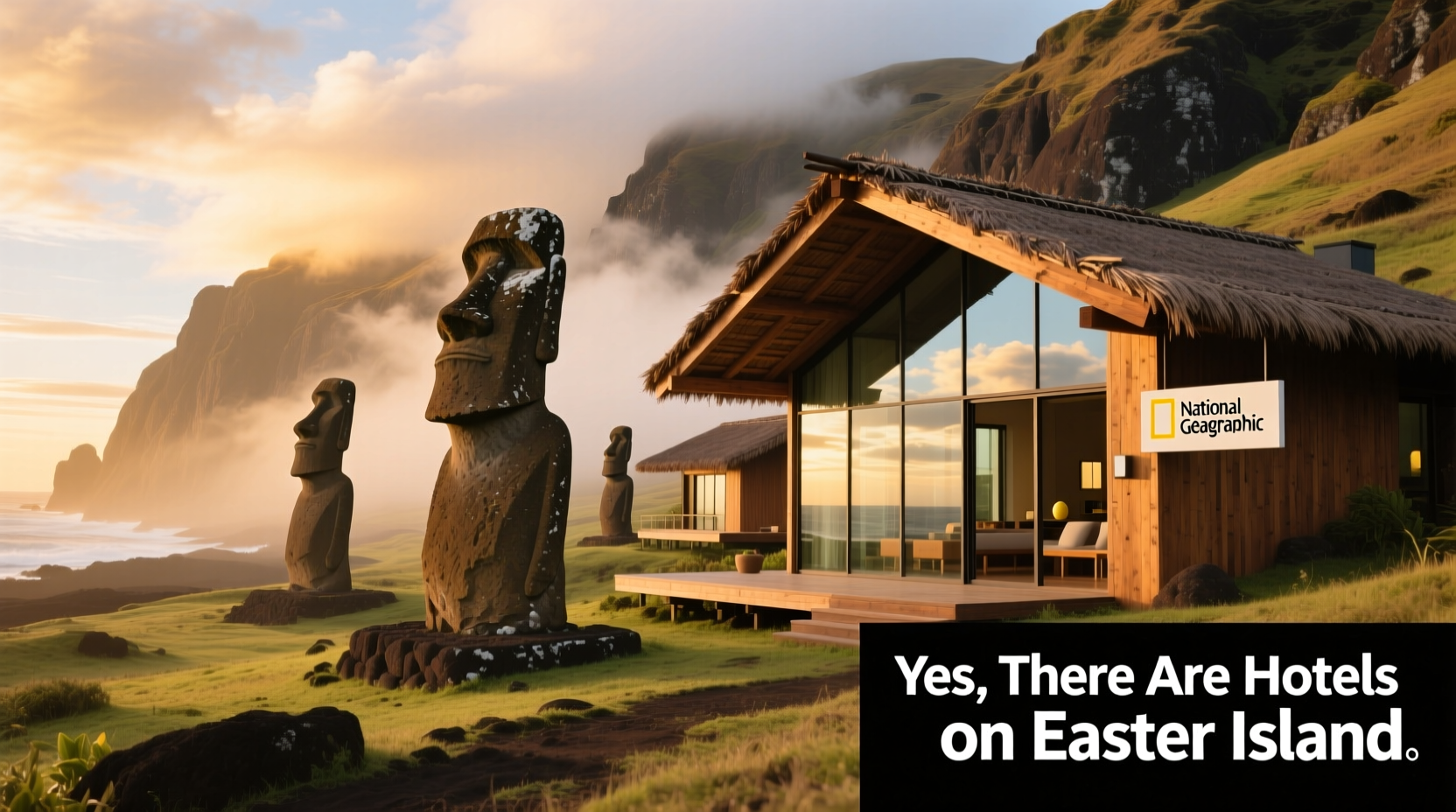 are there hotels on easter island