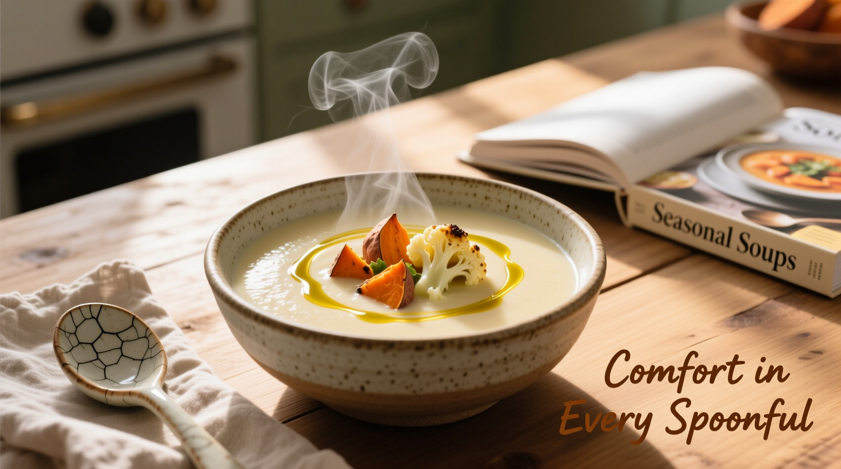 cauliflower and sweet potato soup