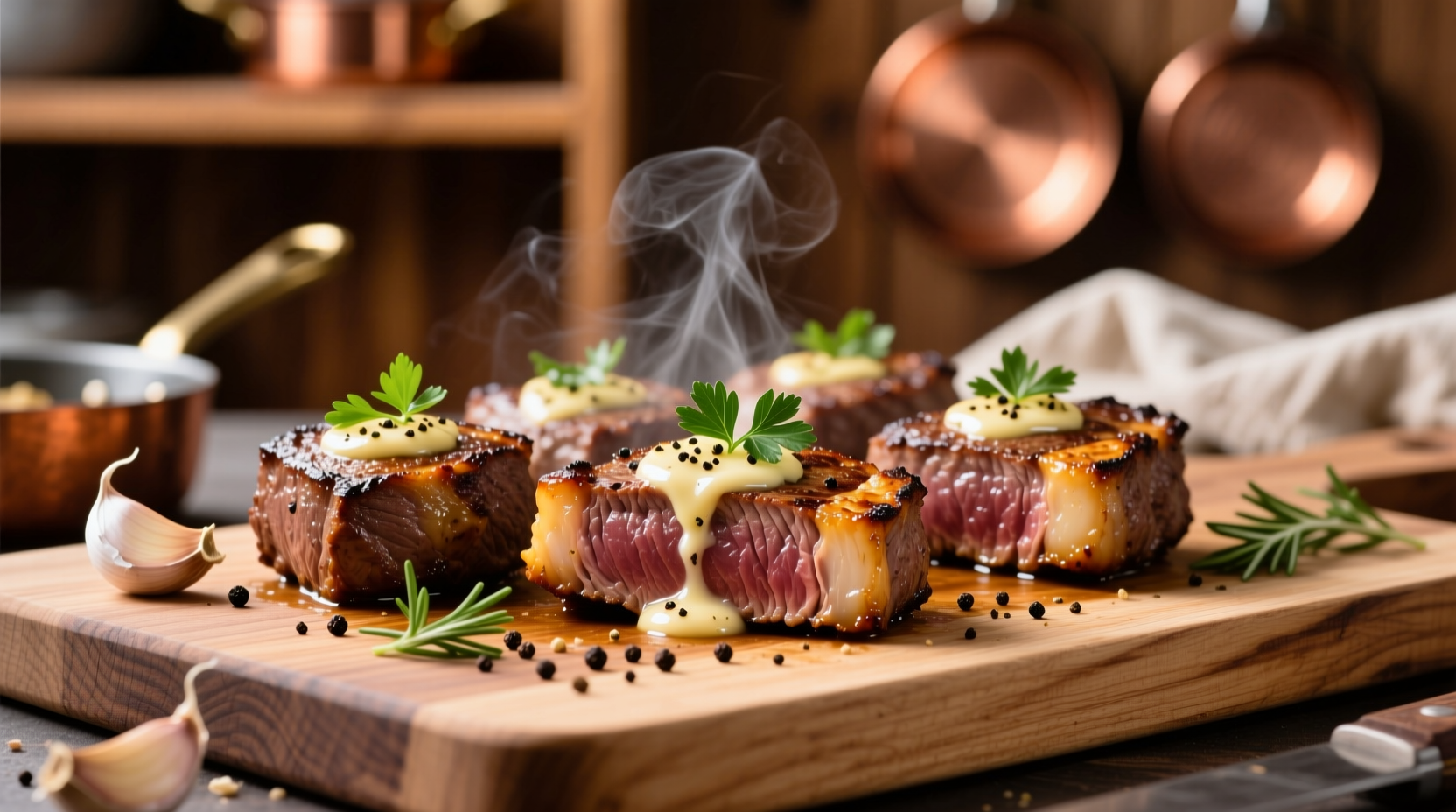 garlic butter steak tips