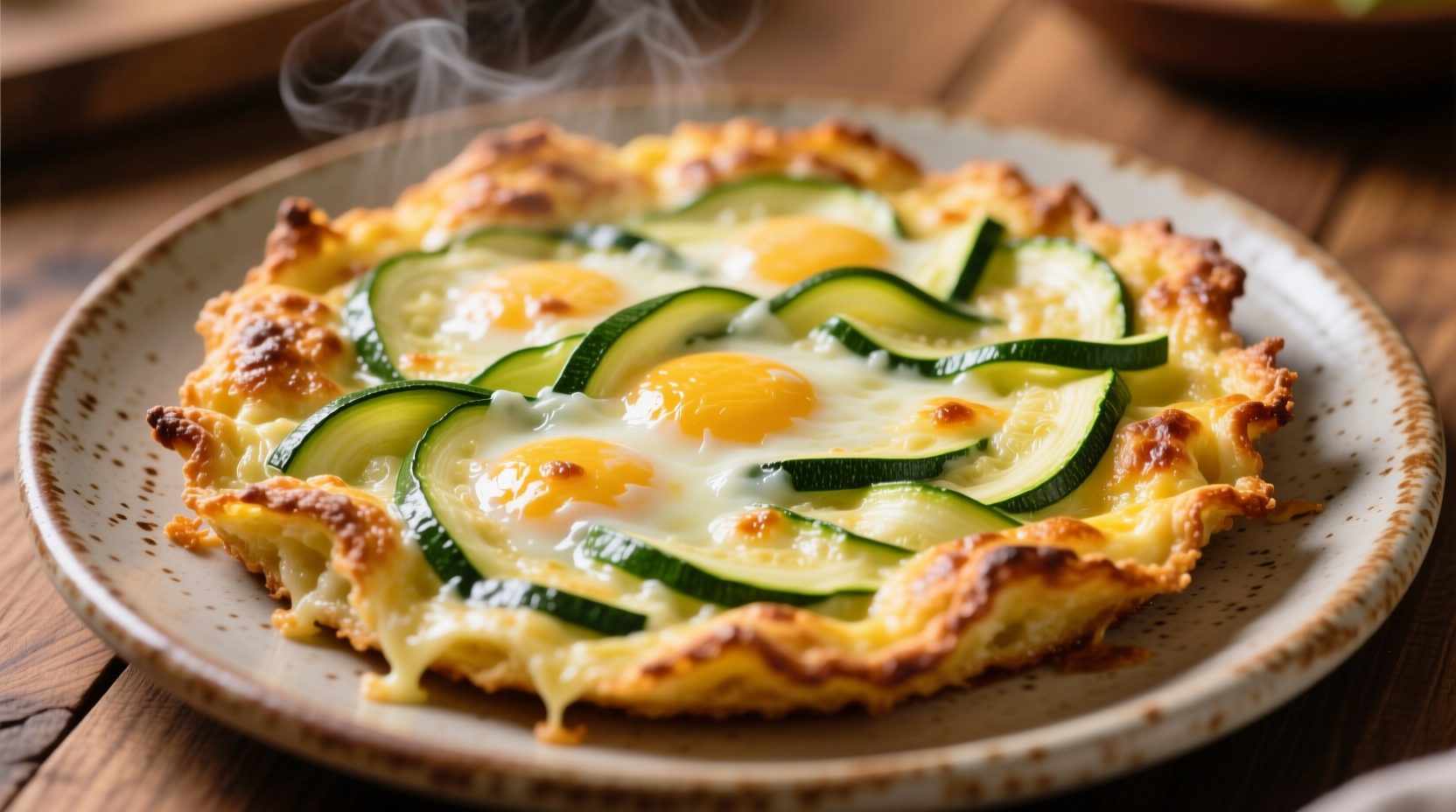 perfect frittata zucchini and provolone