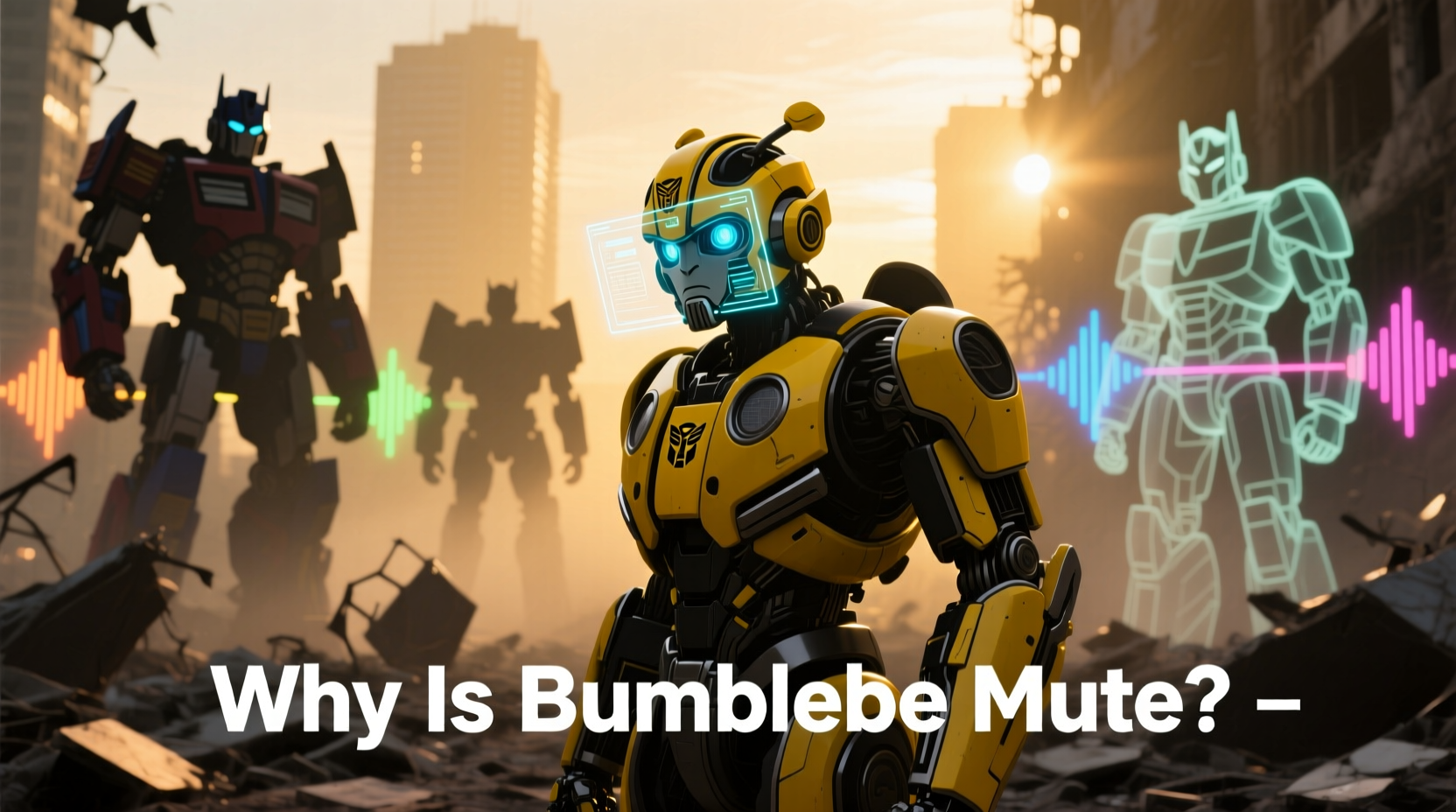 why is bumblebee mute exploring the transformers characters voice