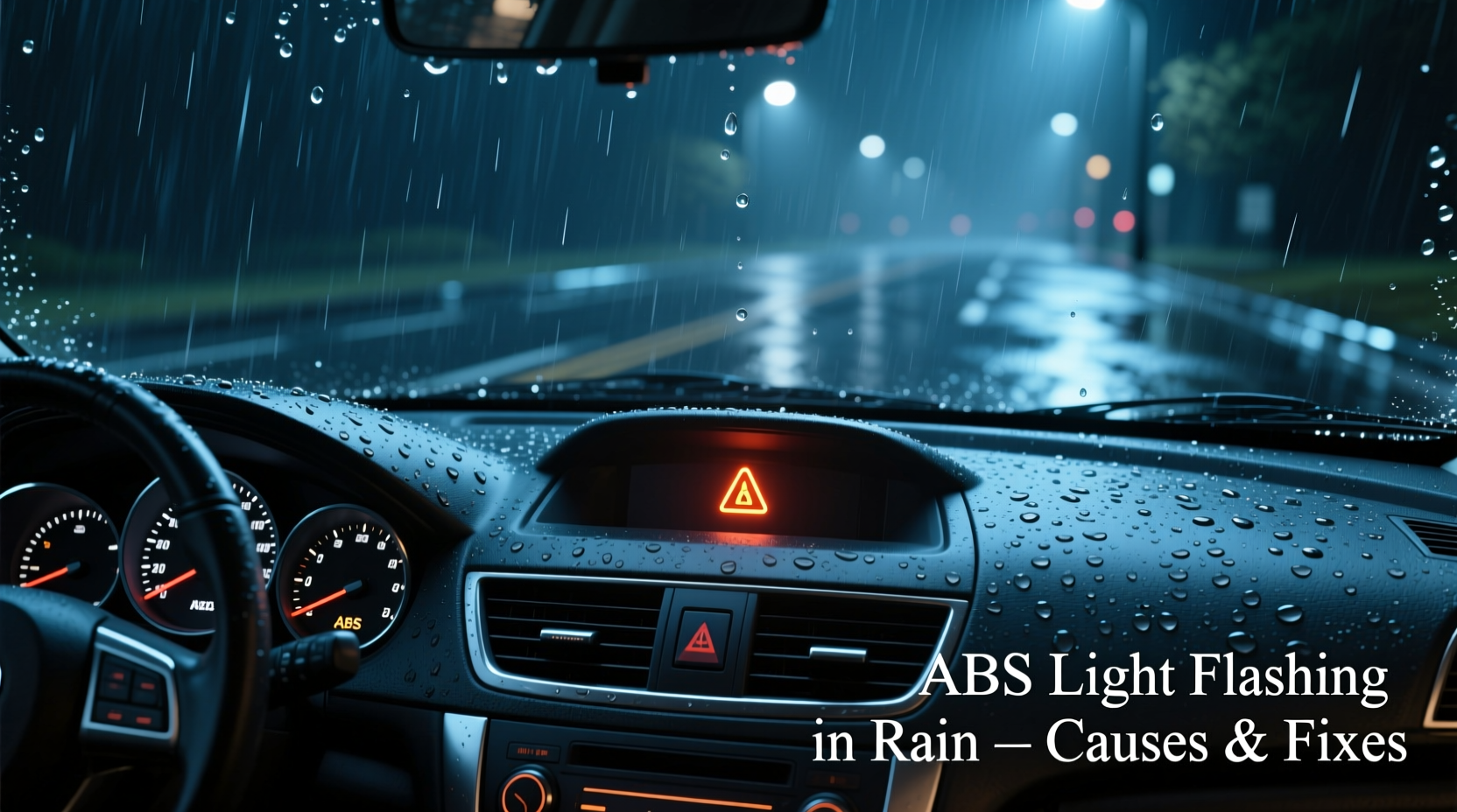 abs light flash rain 2010 mazda6