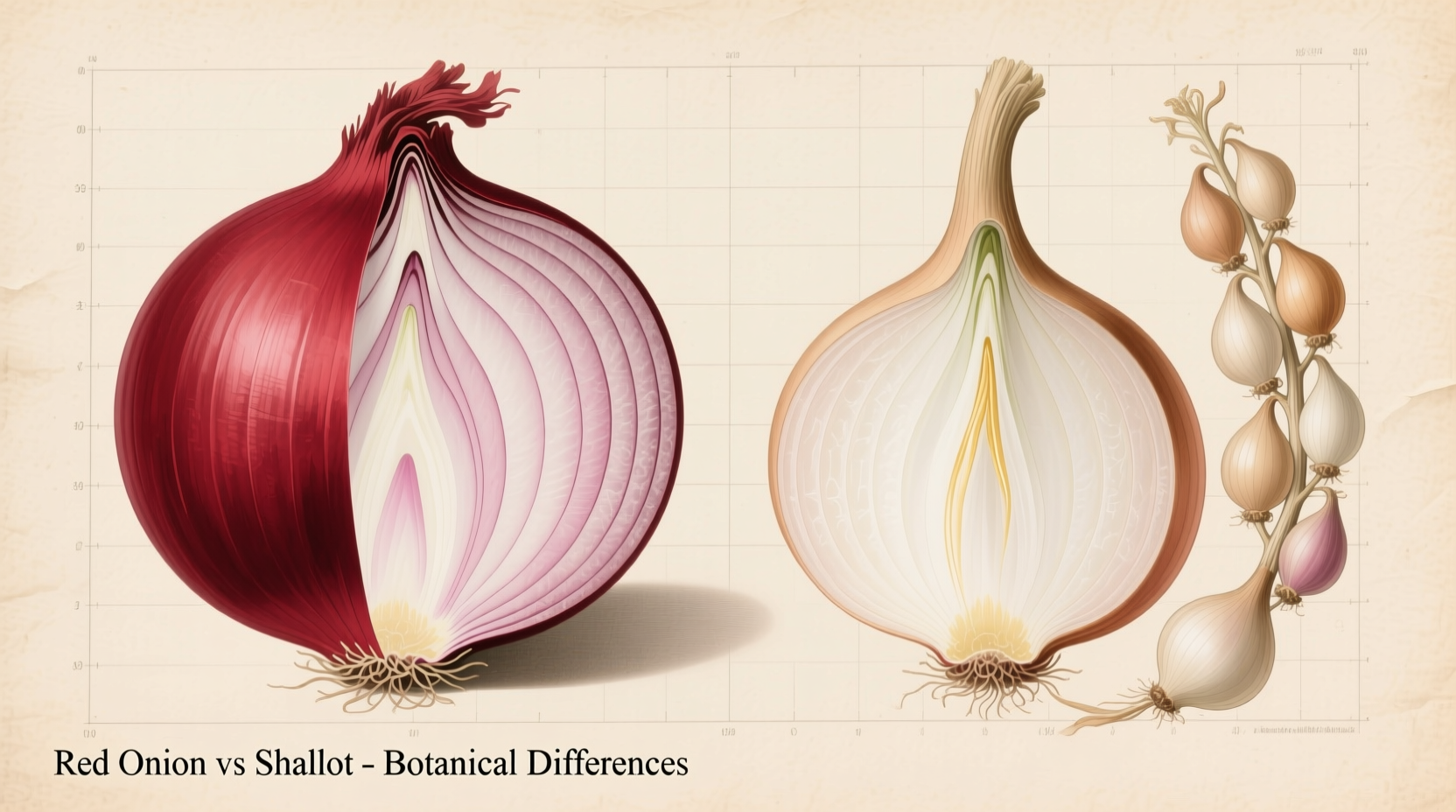 red onion vs shallot