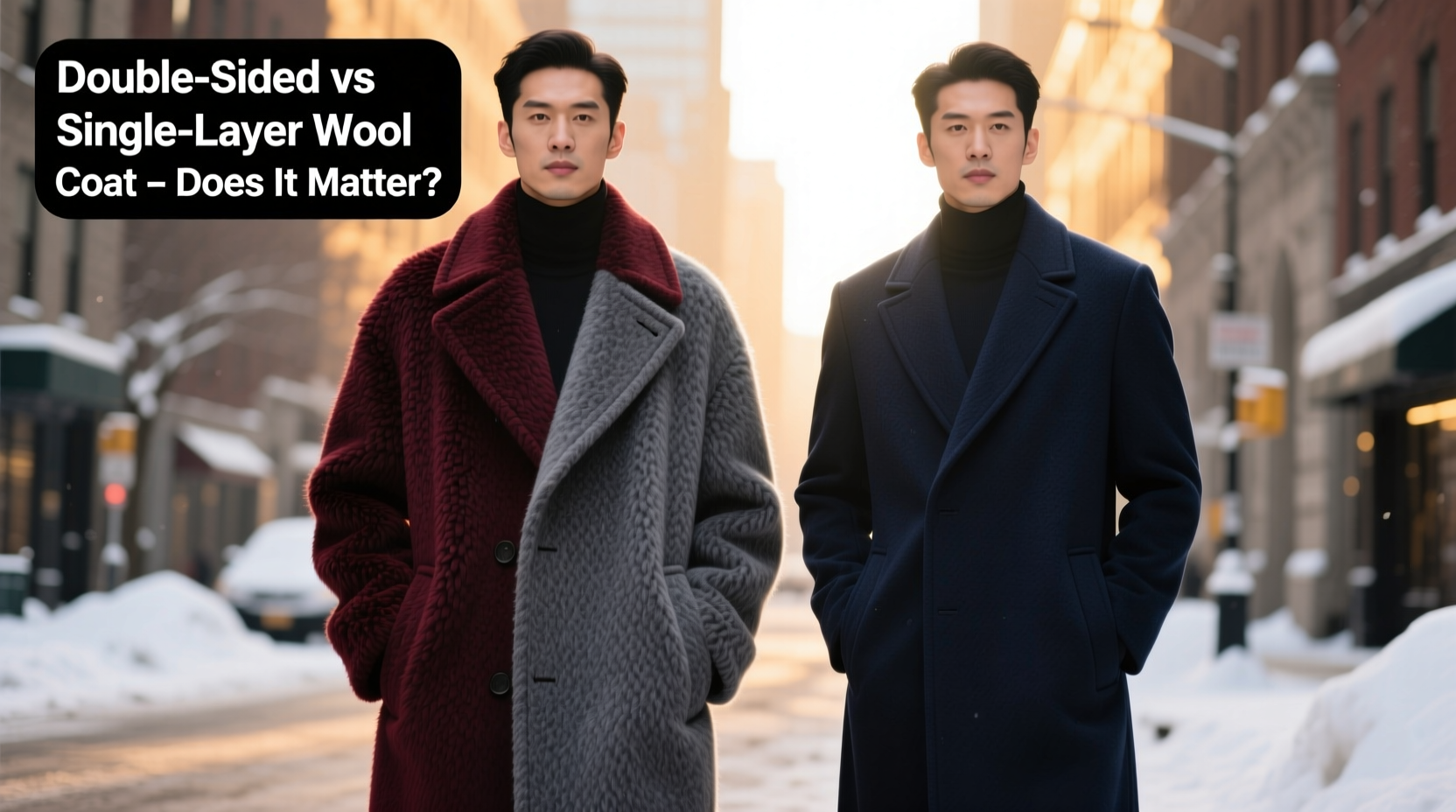 double sided wool coat vs single layer does it actually make a difference in warmth and look 2
