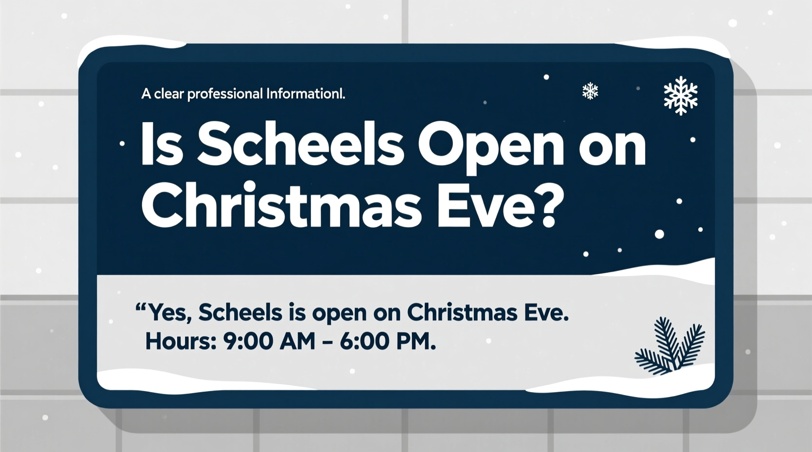 is scheels open on christmas eve