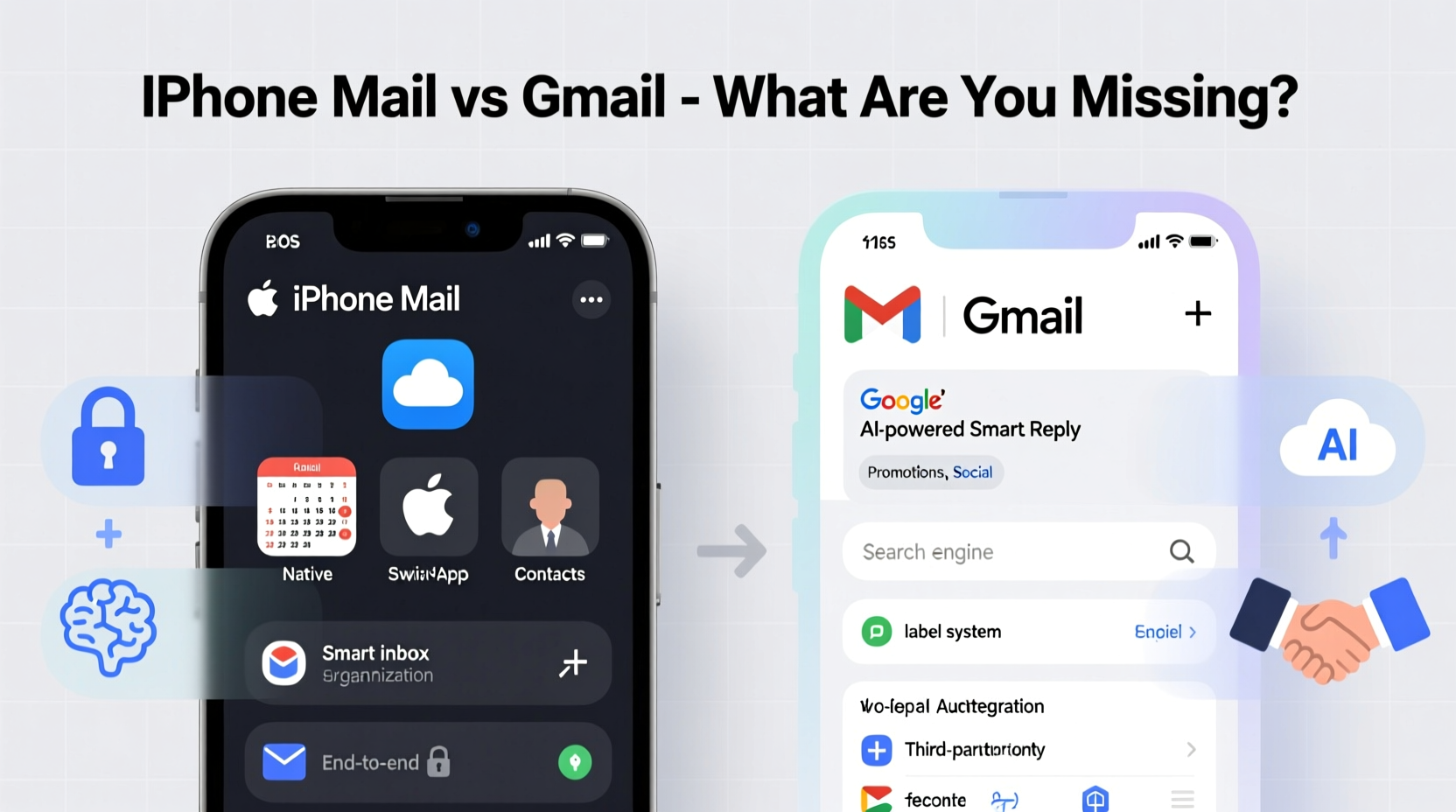 is the iphone mail app really better than gmail what am i missing