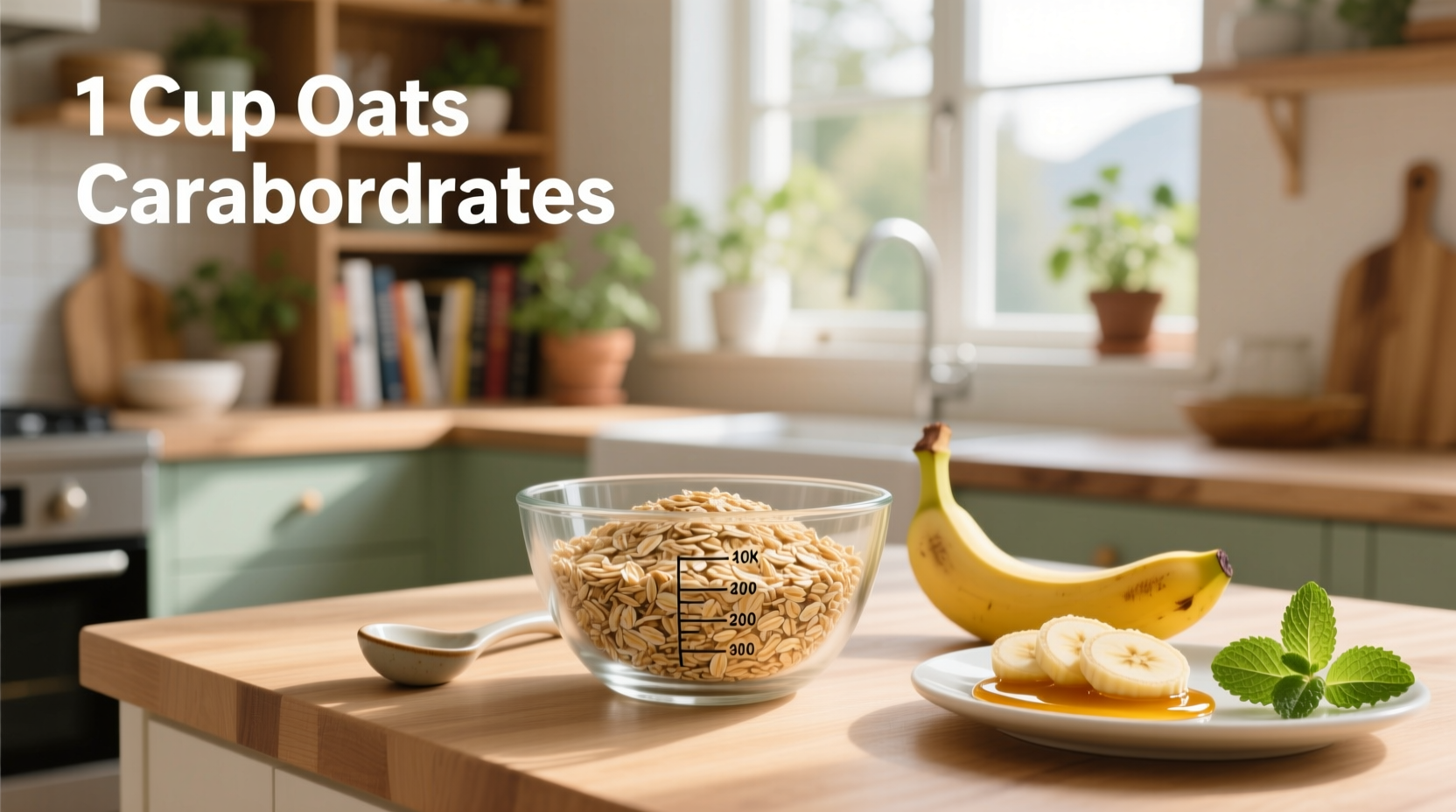 1 cup oats carbohydrates explained