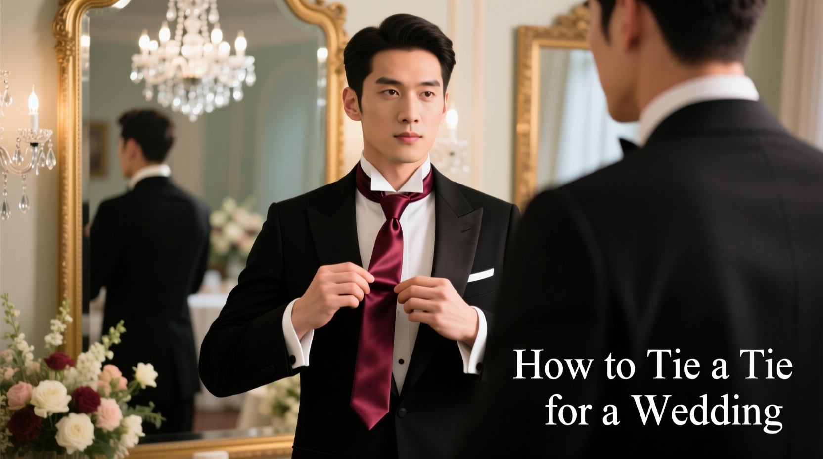 how to tie a tie for a wedding